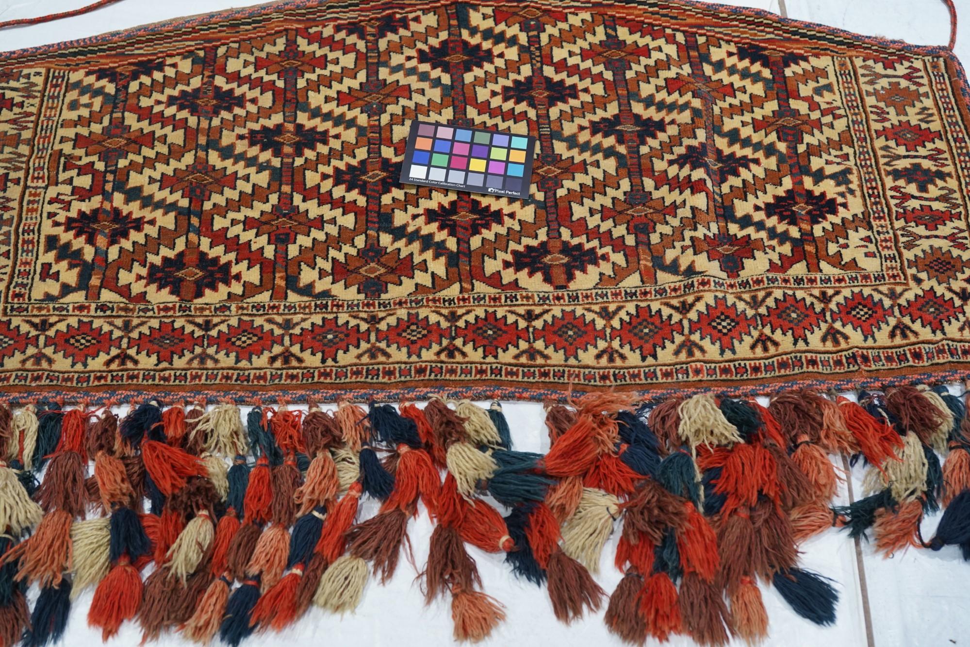 Vintage Turkman Rug For Sale 1