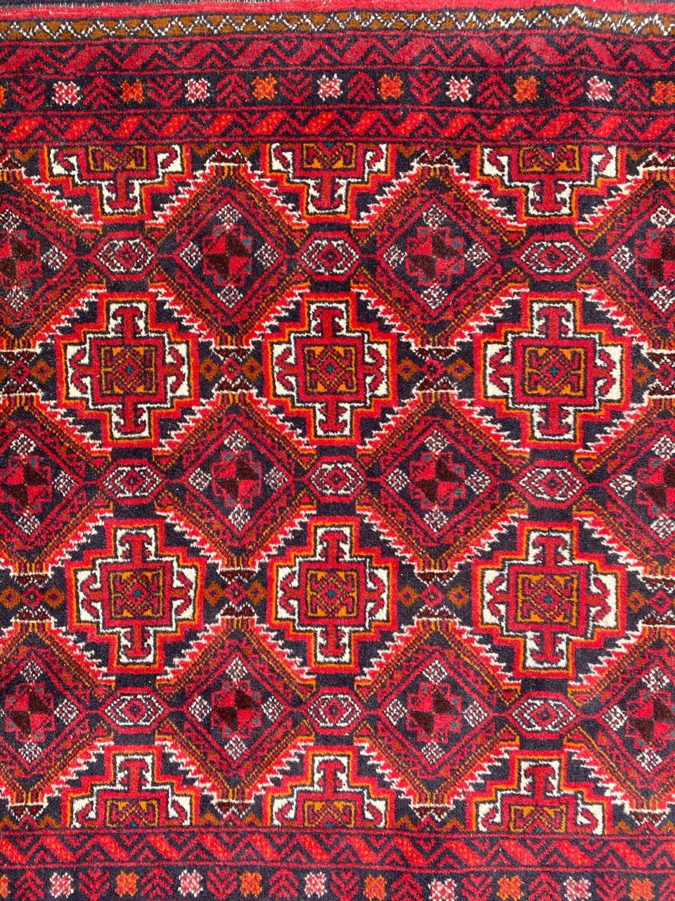 Bobyrug’s Vintage Turkmen Baluch Rug For Sale 2