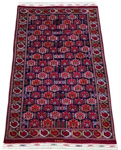 Vintage Turkmen Beshir Rug 1.93m x 1.25m