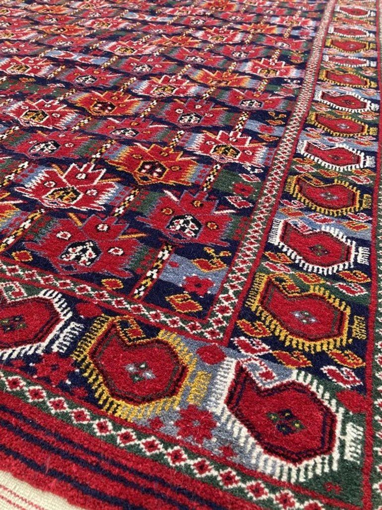 Tappeto Vintage Beshir Turkmen 1.93m x 1.25m in vendita 2