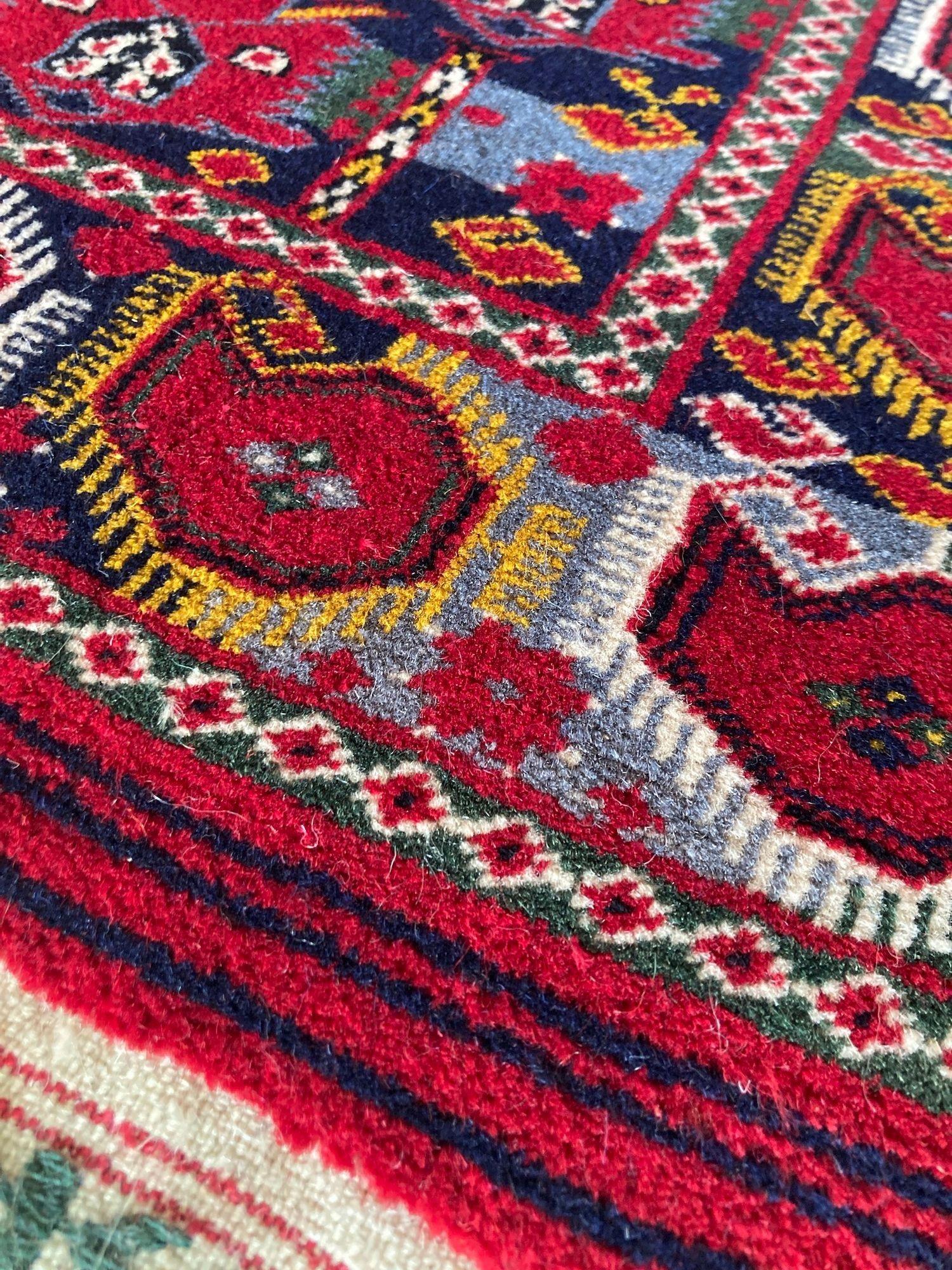 Tappeto Vintage Beshir Turkmen 1.93m x 1.25m in vendita 3