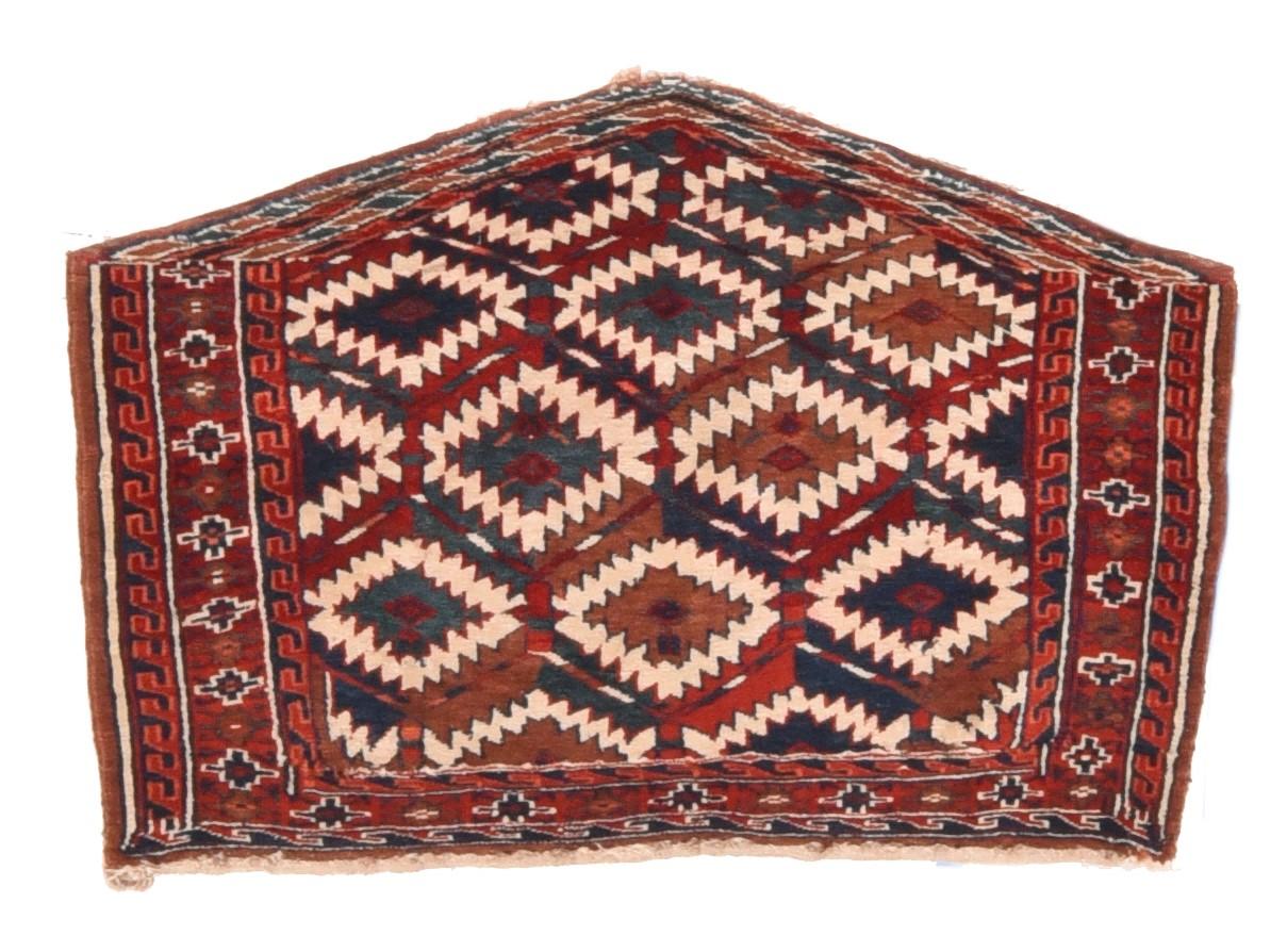Mid-17th Century Vintage Turkmen Rug For Sale