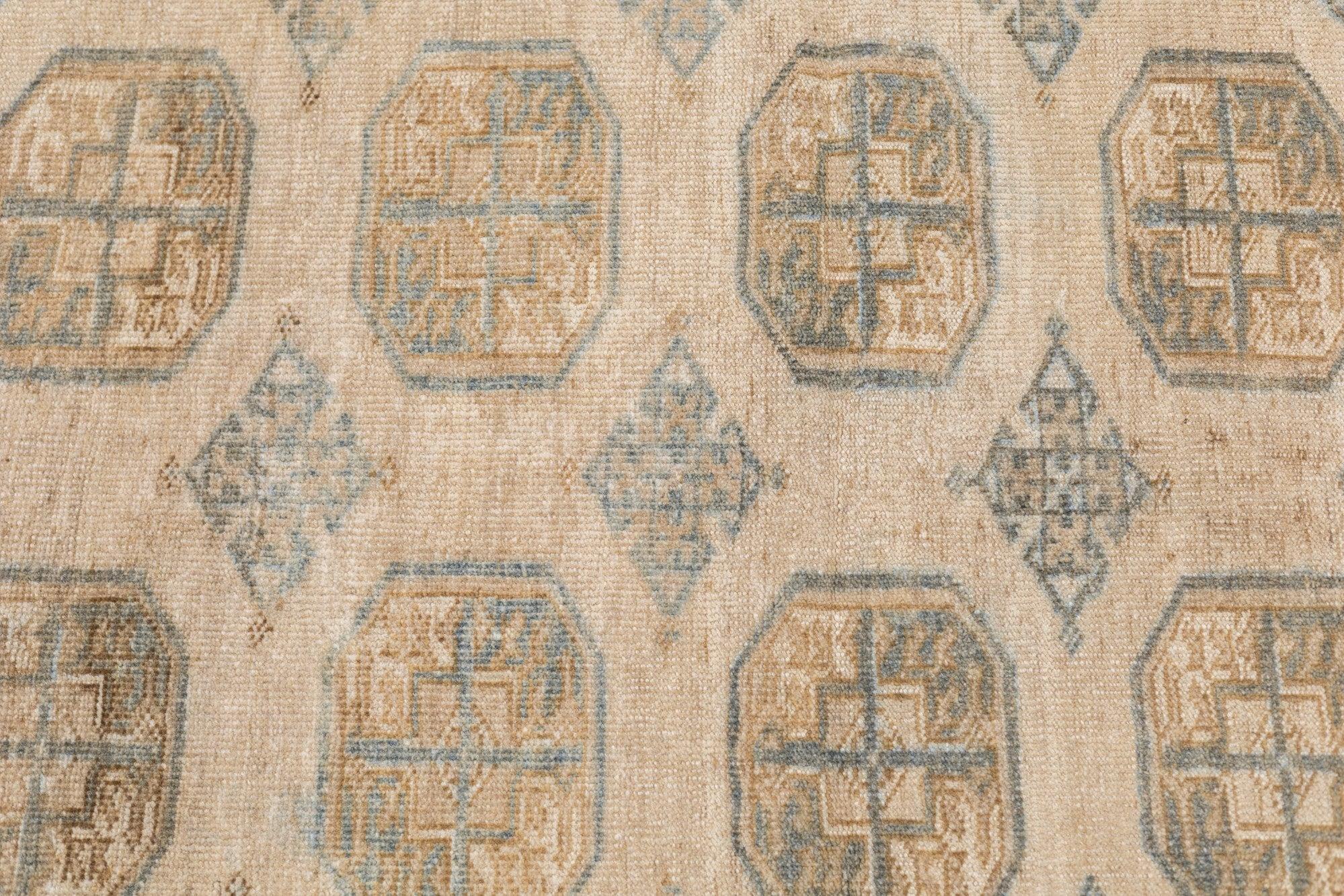 Vintage Turkmen Rug 4'4'' x 6'3'' For Sale 6