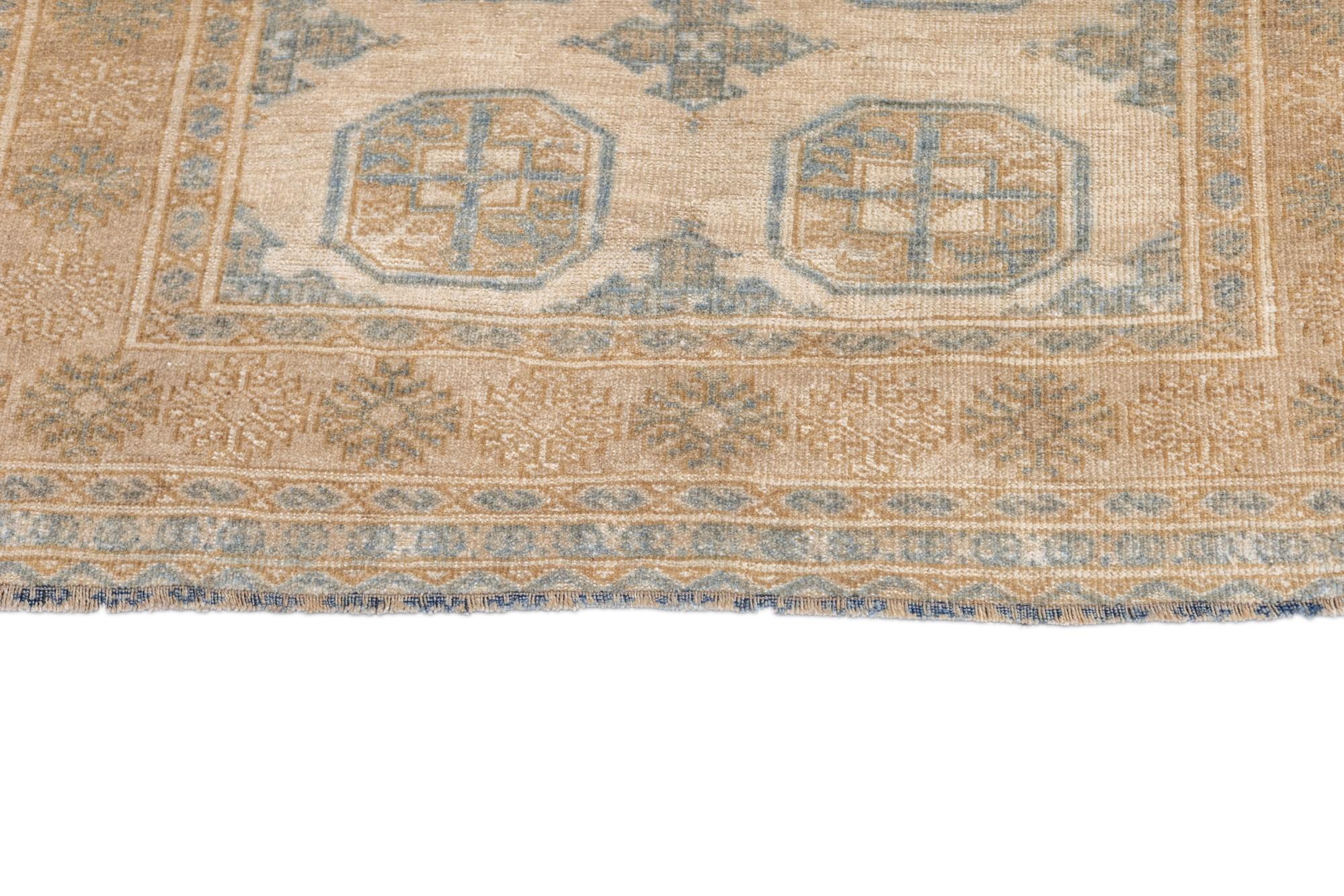 Wool Vintage Turkmen Rug 4'4'' x 6'3'' For Sale