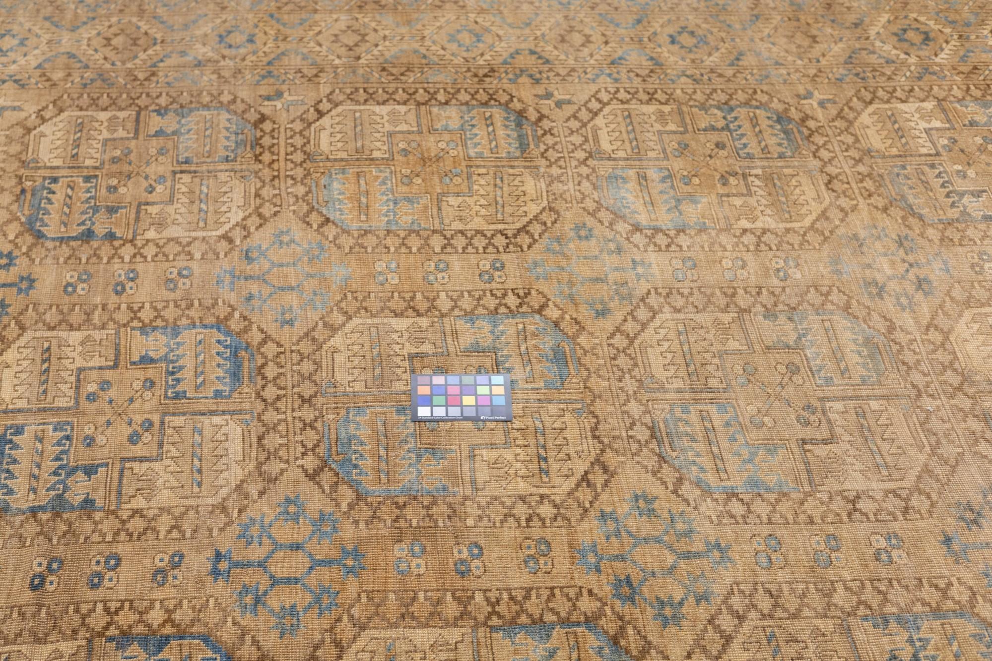 Vintage Turkmen Rug 7'8'' x 10'6'' For Sale 7