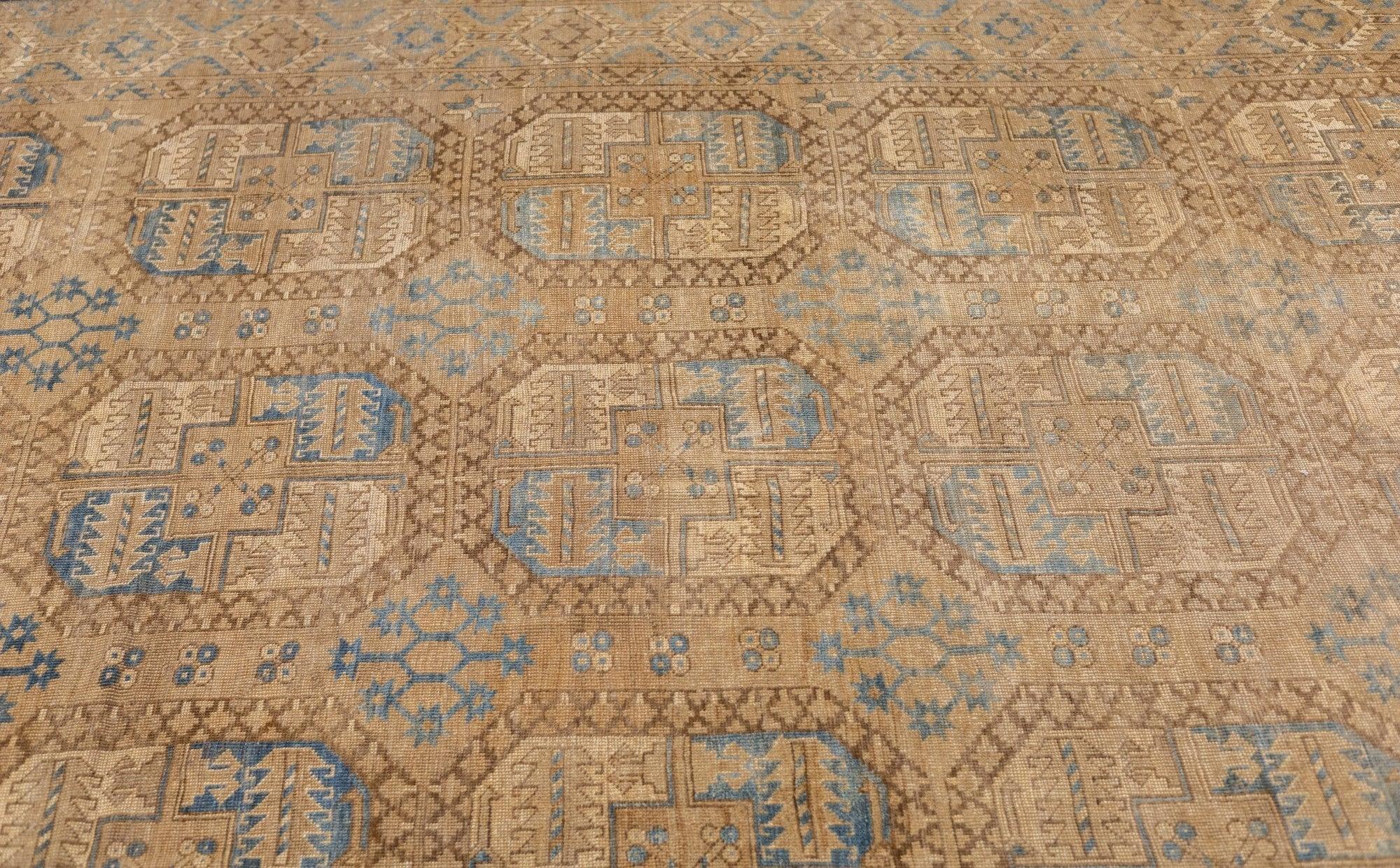 Vintage Turkmen Rug 7'8'' x 10'6'' For Sale 2