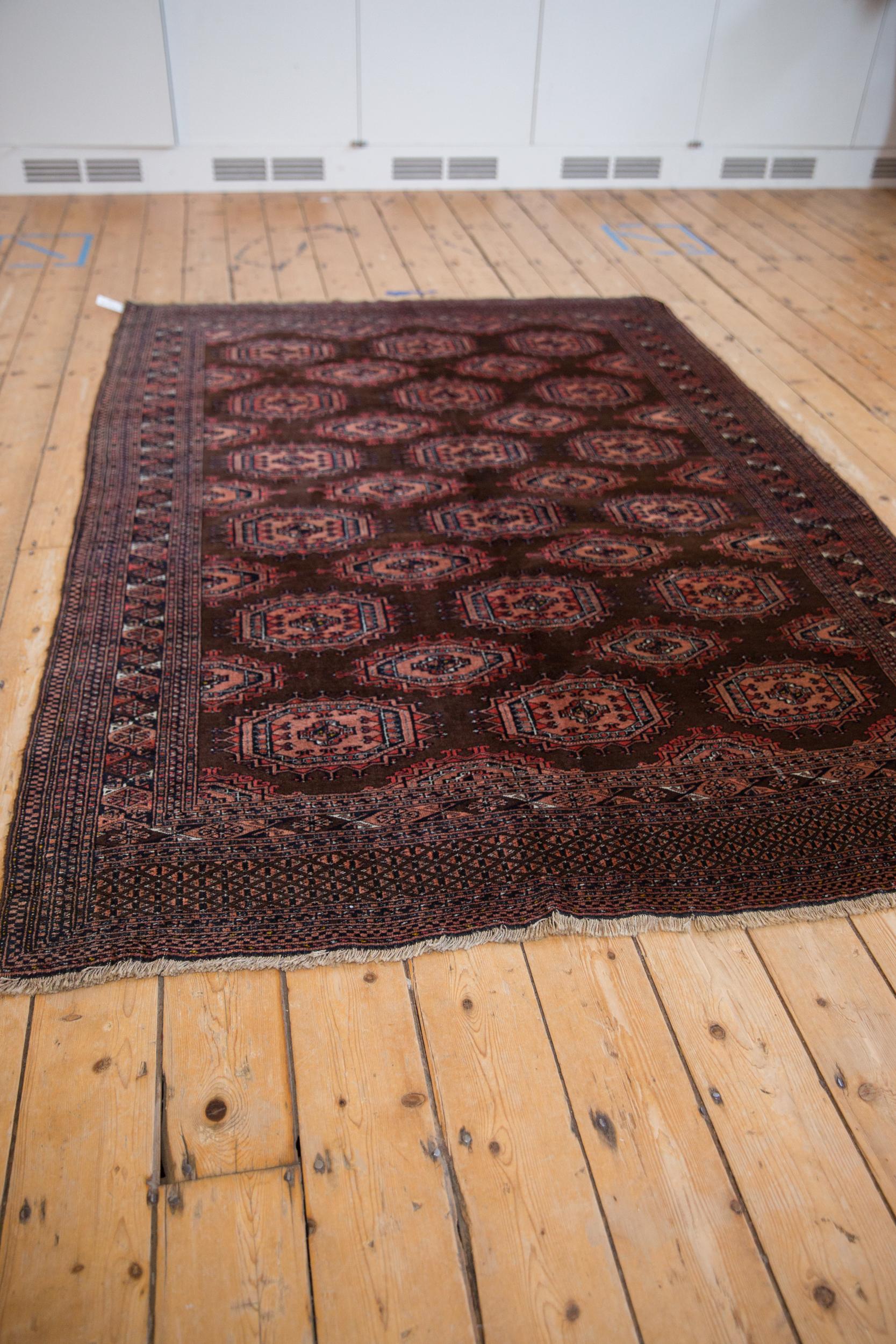 Turkmenischer Vintage-Teppich (Handgeknüpft) im Angebot
