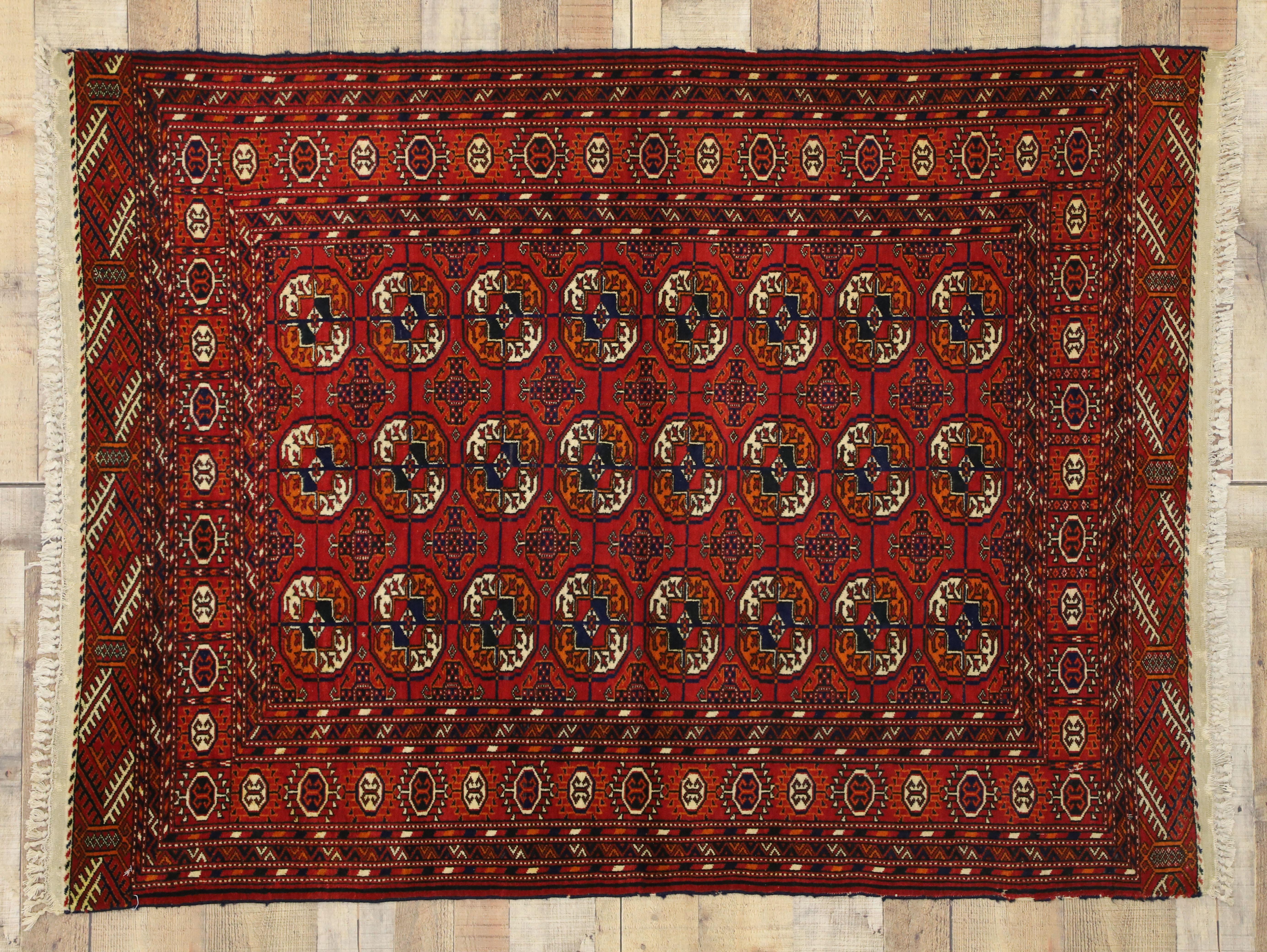 Wool Vintage Persian Baluch Rug For Sale
