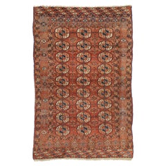 Tapis turkmène vintage de style tribal moderne, tapis Tekke Accent, tapis Turkoman