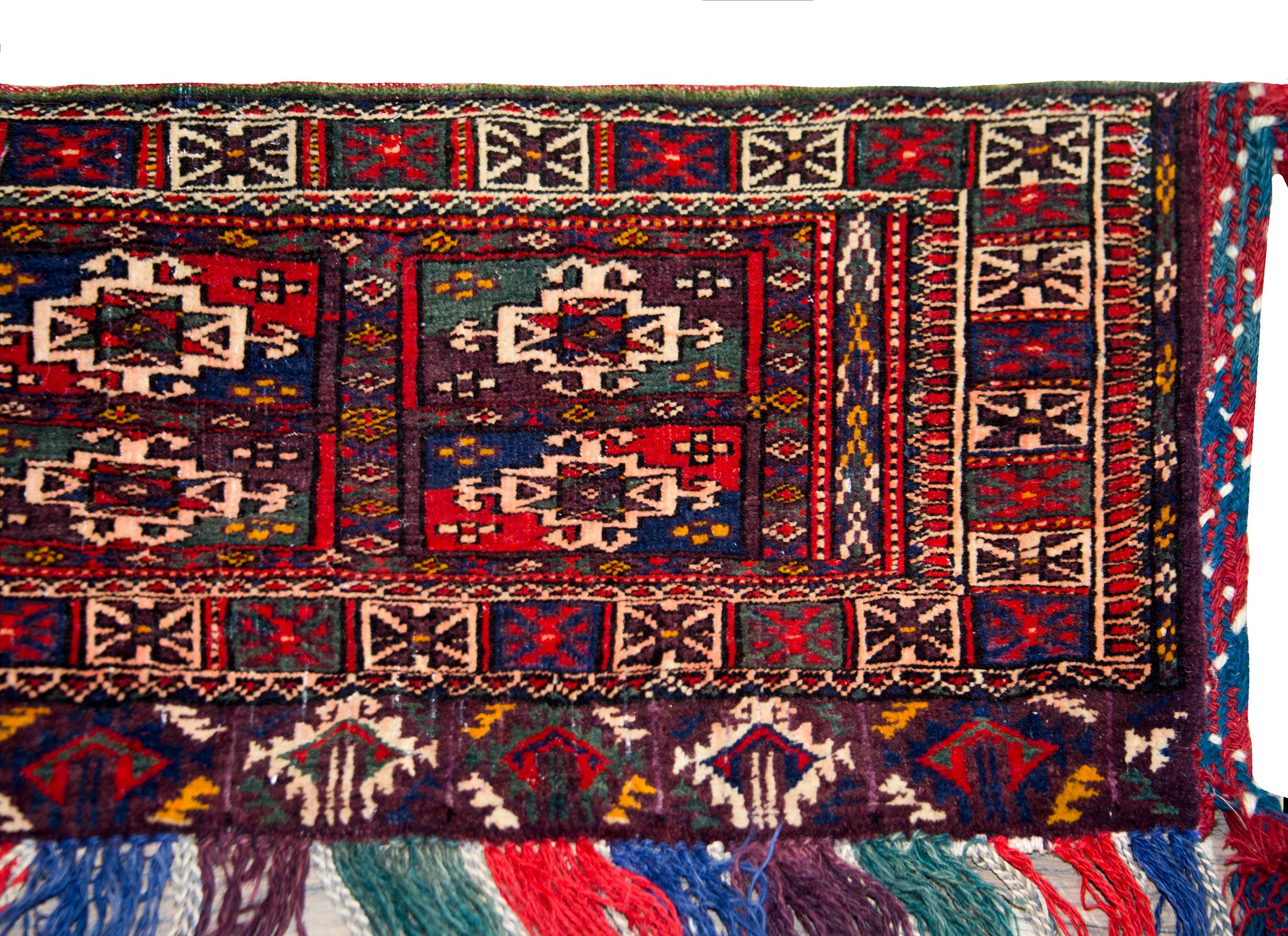 Wool Vintage Turkmen Wedding Asmalyk For Sale