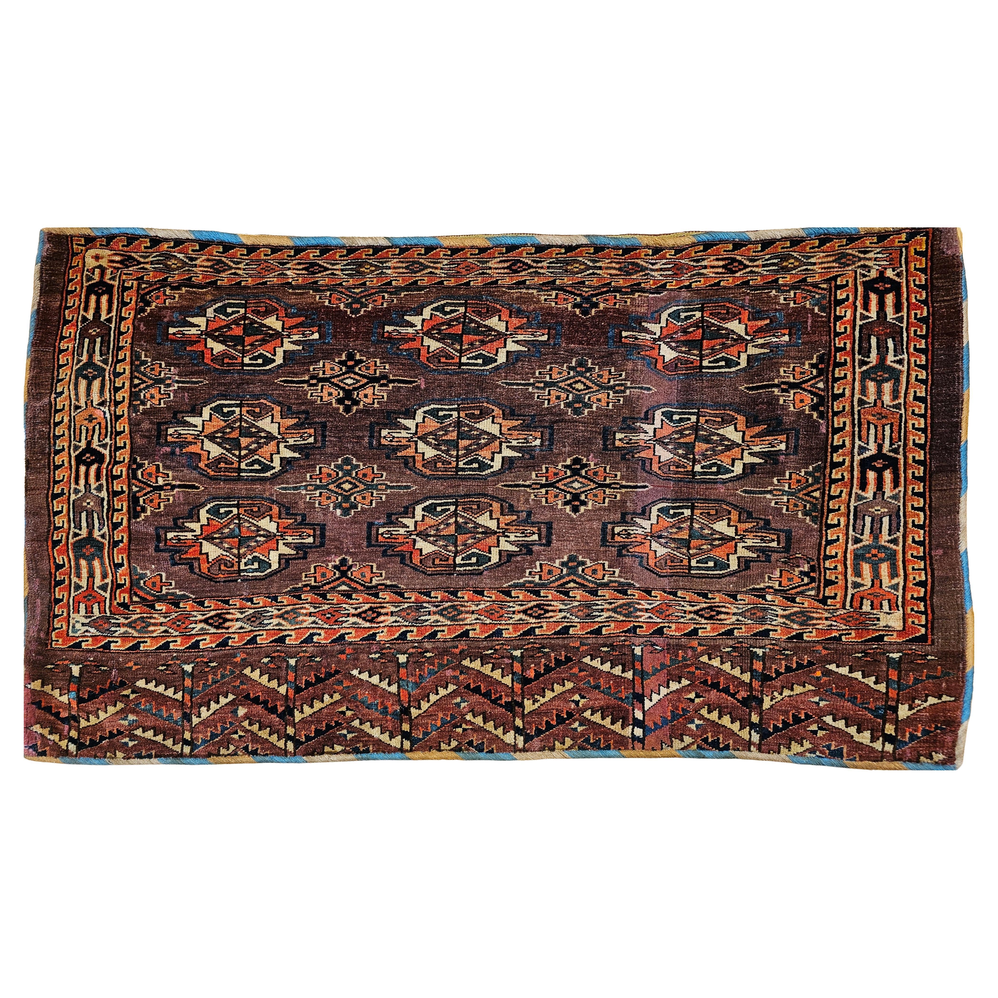 Vintage Turkmen Yomut Chuval Bag