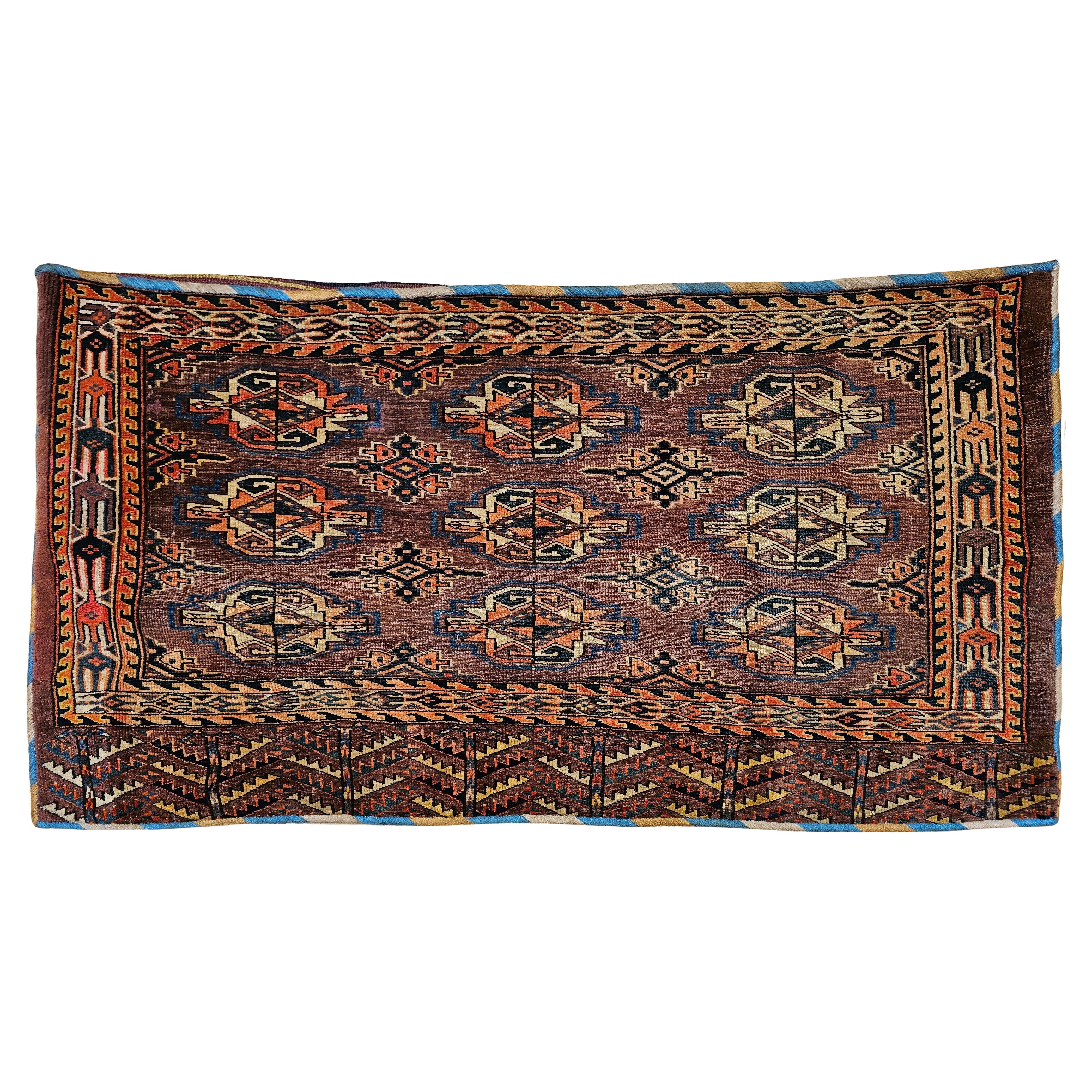 Vintage Turkmen Yomut Chuval Bag
