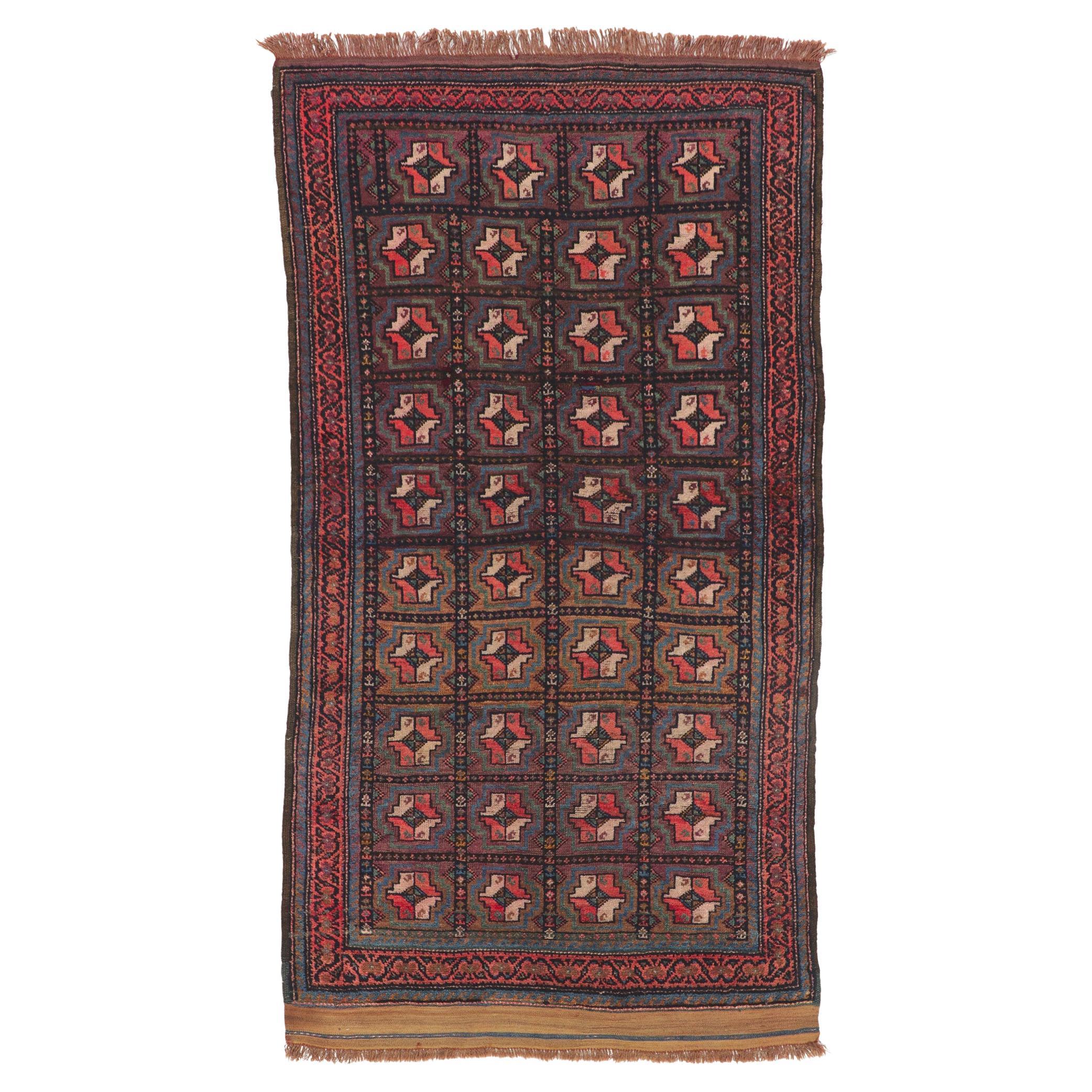 Vintage Turkoman Rug For Sale