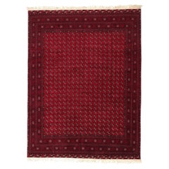Turkoman-Teppich aus Wolle und Seide,  09'11 x 13'00