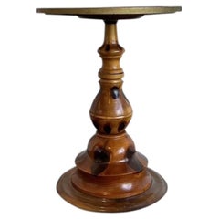 Vintage Turned Wood Butterly Wing Table