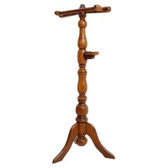 Vintage turned wood Valet Stand - 1960s