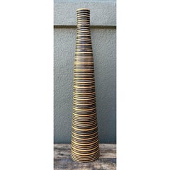 Vintage Turned Wood Vase