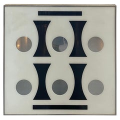 Vintage Turner Manufactures OPT Art Mirror