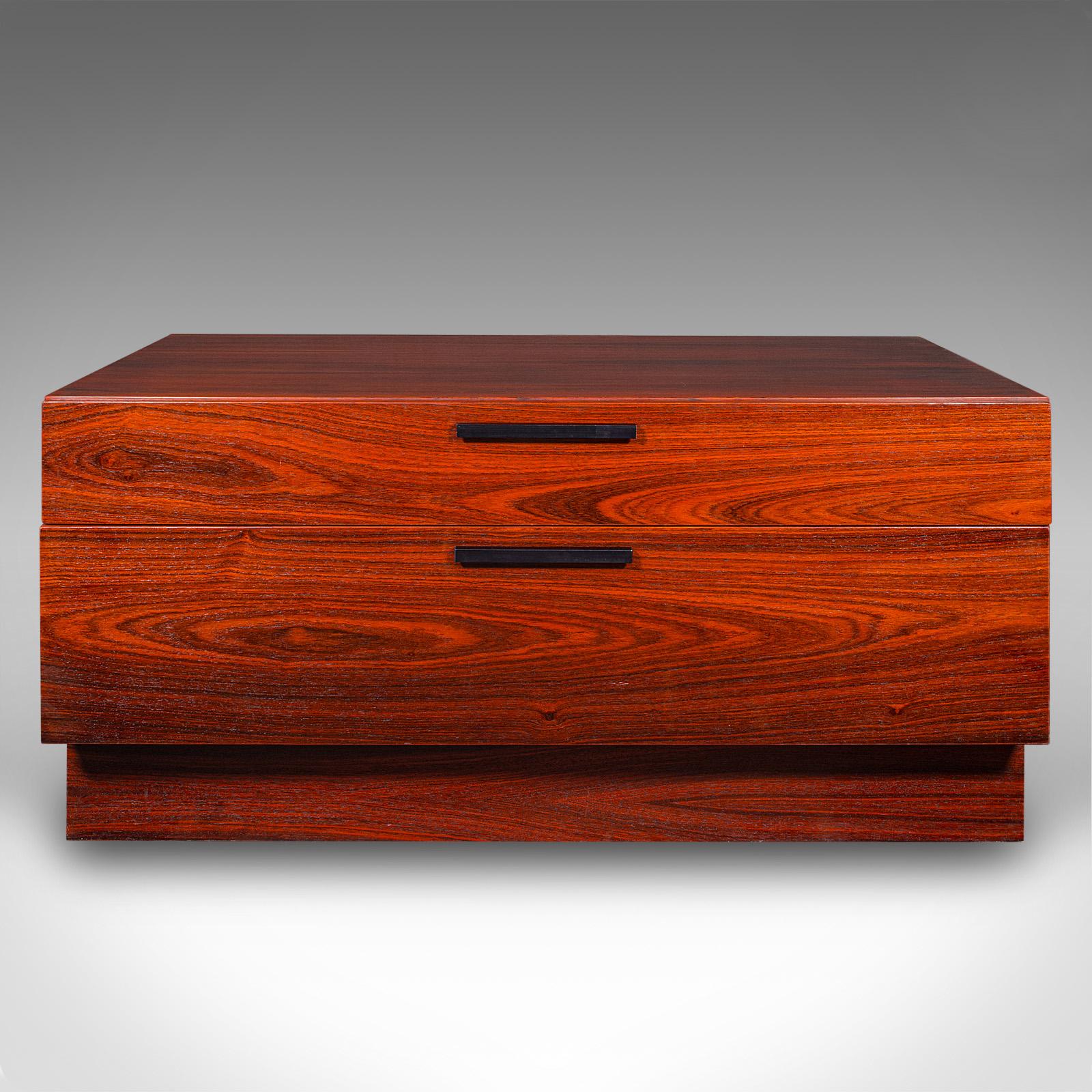 Mid-Century Modern Vintage Turntable Display Stand, Danish, HiFi Cabinet, Kofod Larsen, Mid Century For Sale