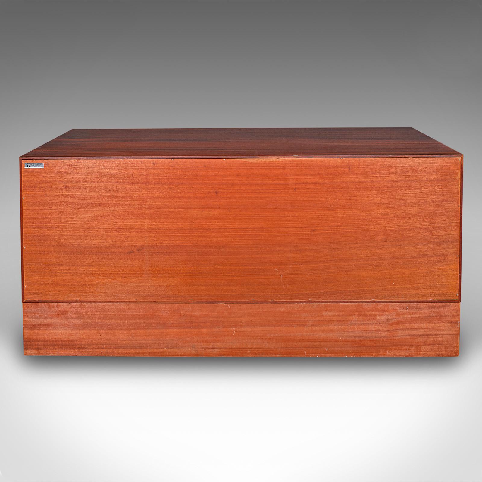 Mid-20th Century Vintage Turntable Display Stand, Danish, HiFi Cabinet, Kofod Larsen, Mid Century For Sale