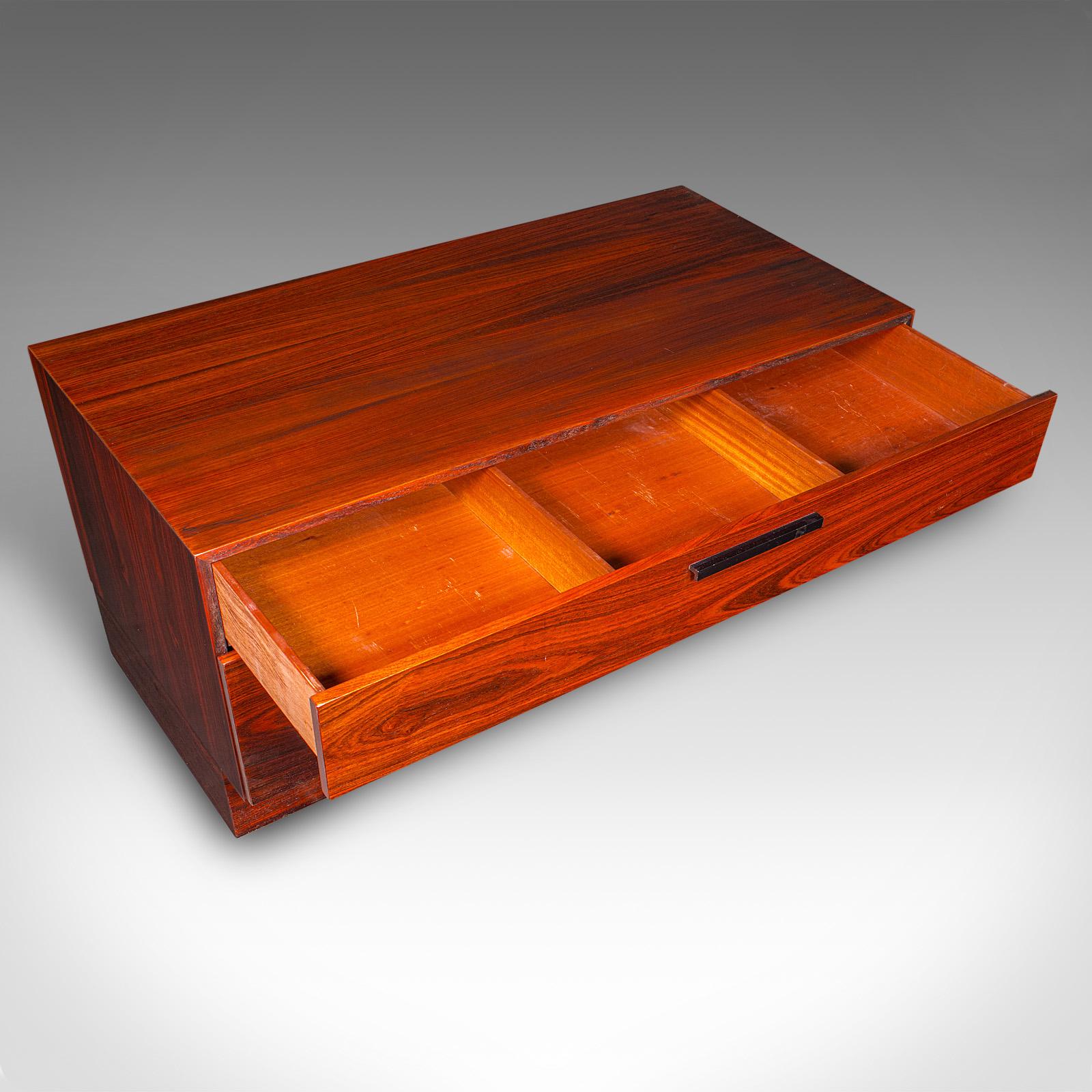 Vintage Turntable Display Stand, Danish, HiFi Cabinet, Kofod Larsen, Mid Century For Sale 2