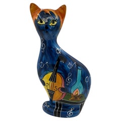 Vintage Turov Russian Ceramic Cat