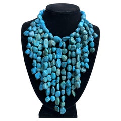 Vintage Turquoise Bead Necklace