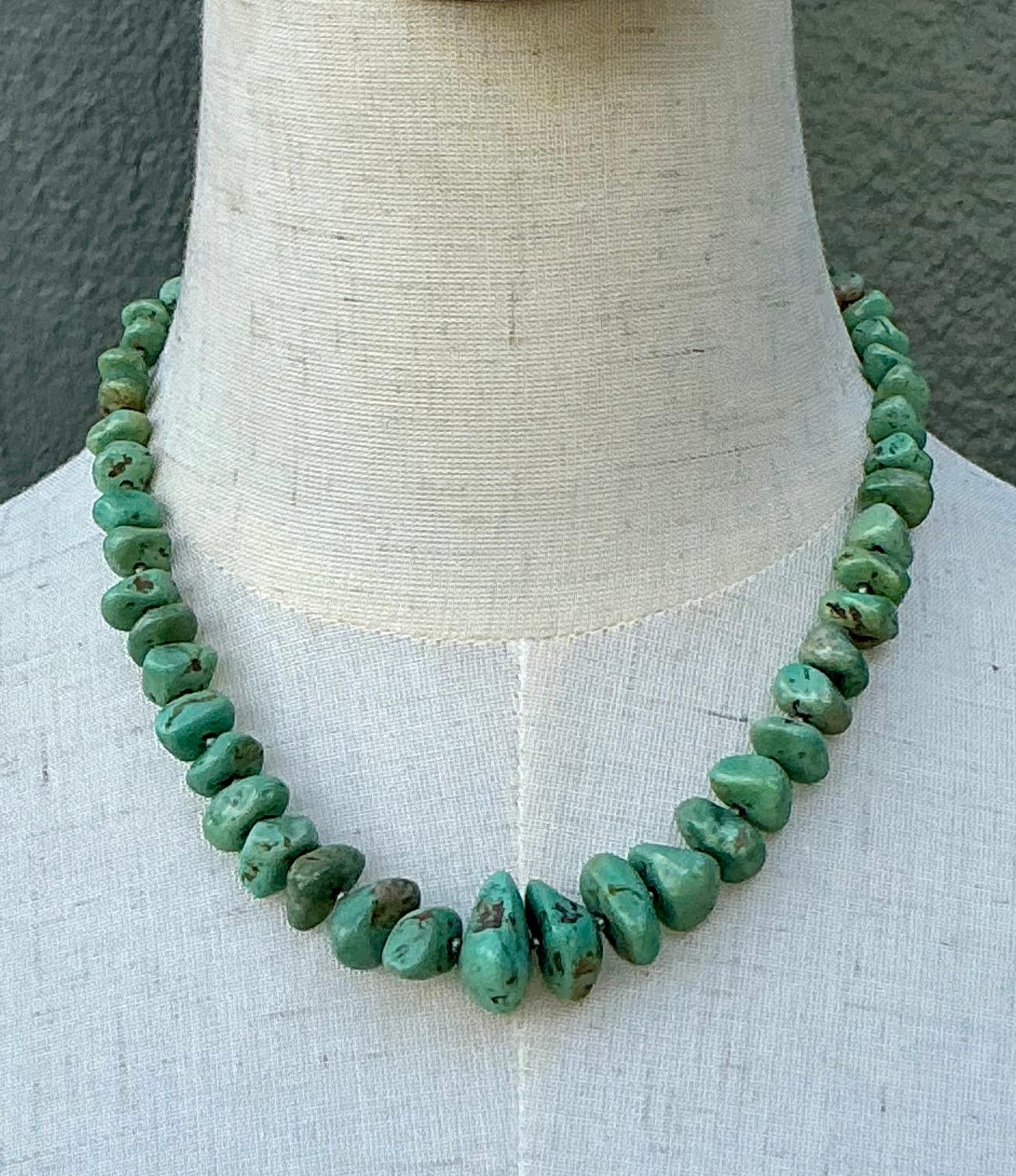 Nativo americano Collana a pezzi di turchese vintage