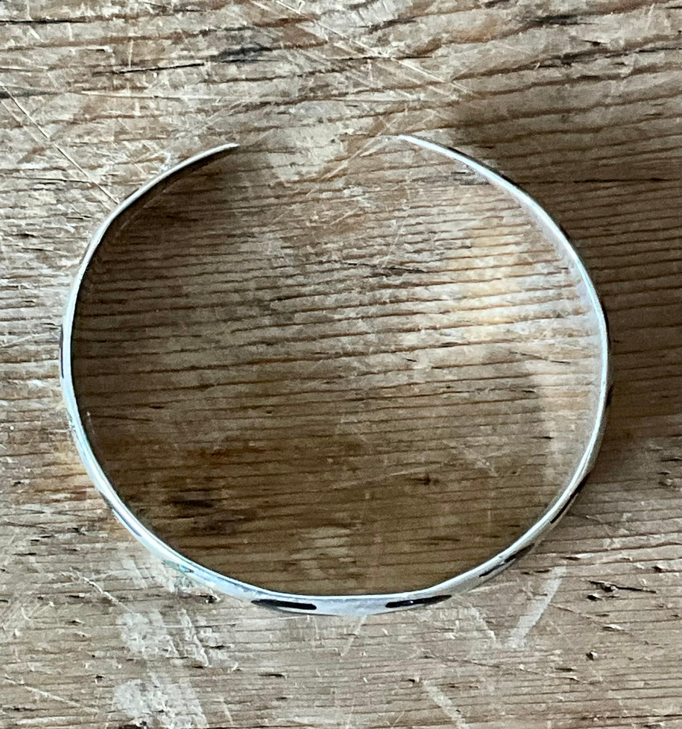 Vintage Turquoise David Andersen Norway 925 Sterling Silver Cuff For Sale 2