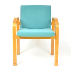 Vintage Turquoise Dining Chairs, Set of Four