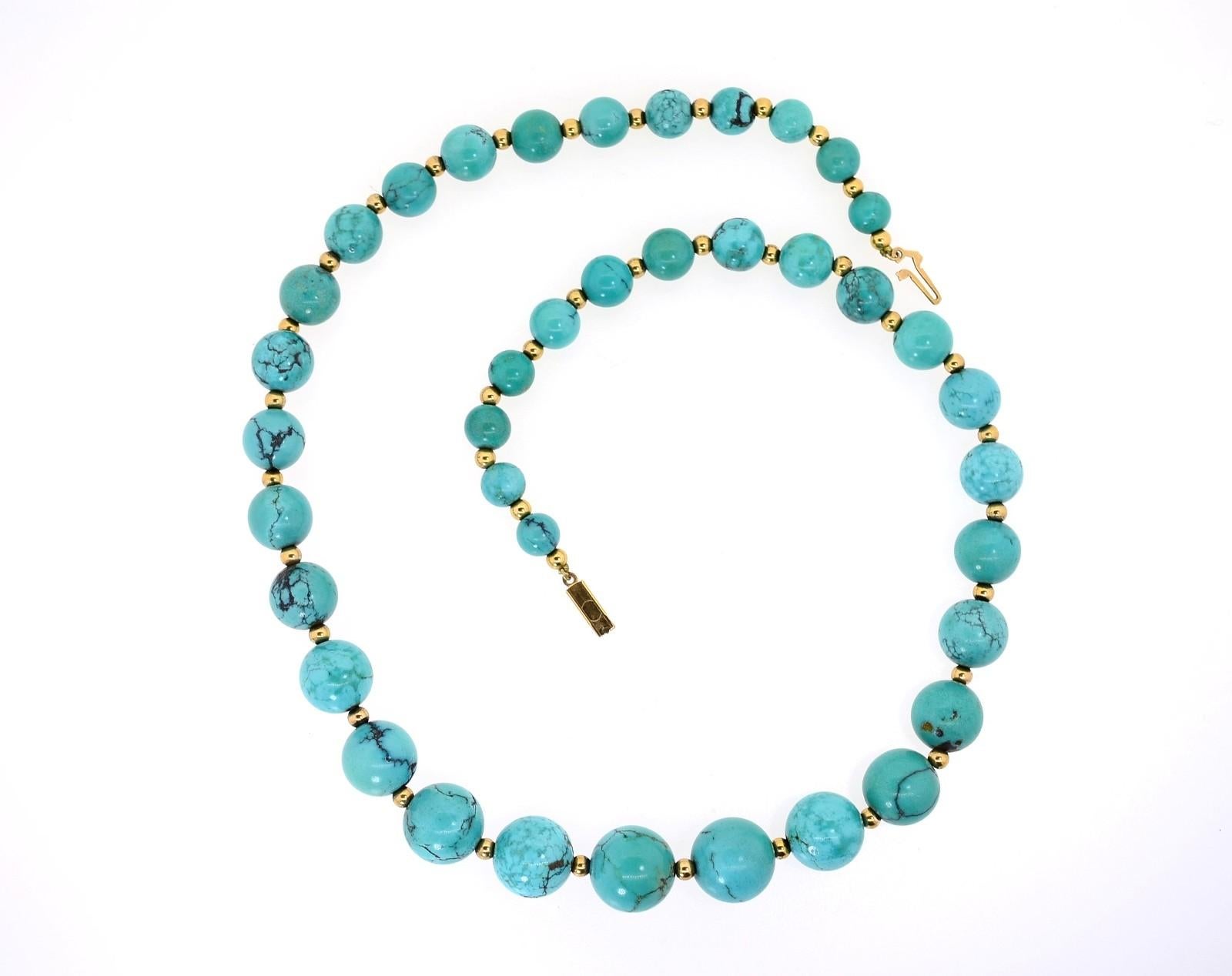 vintage turquoise necklace