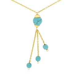 Vintage Turquoise Necklace, c.1970s