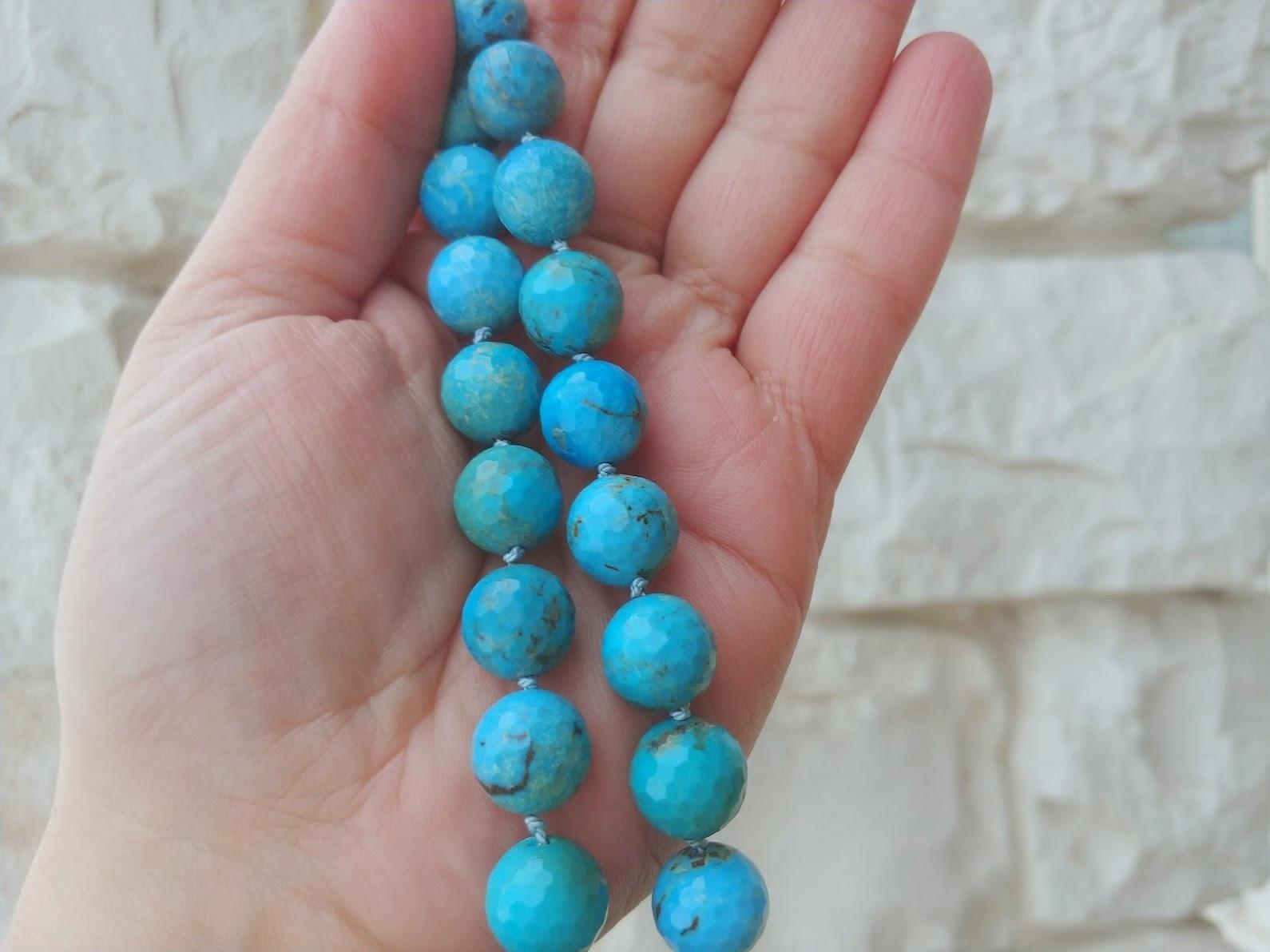 Vintage Turquoise Necklace For Sale 1