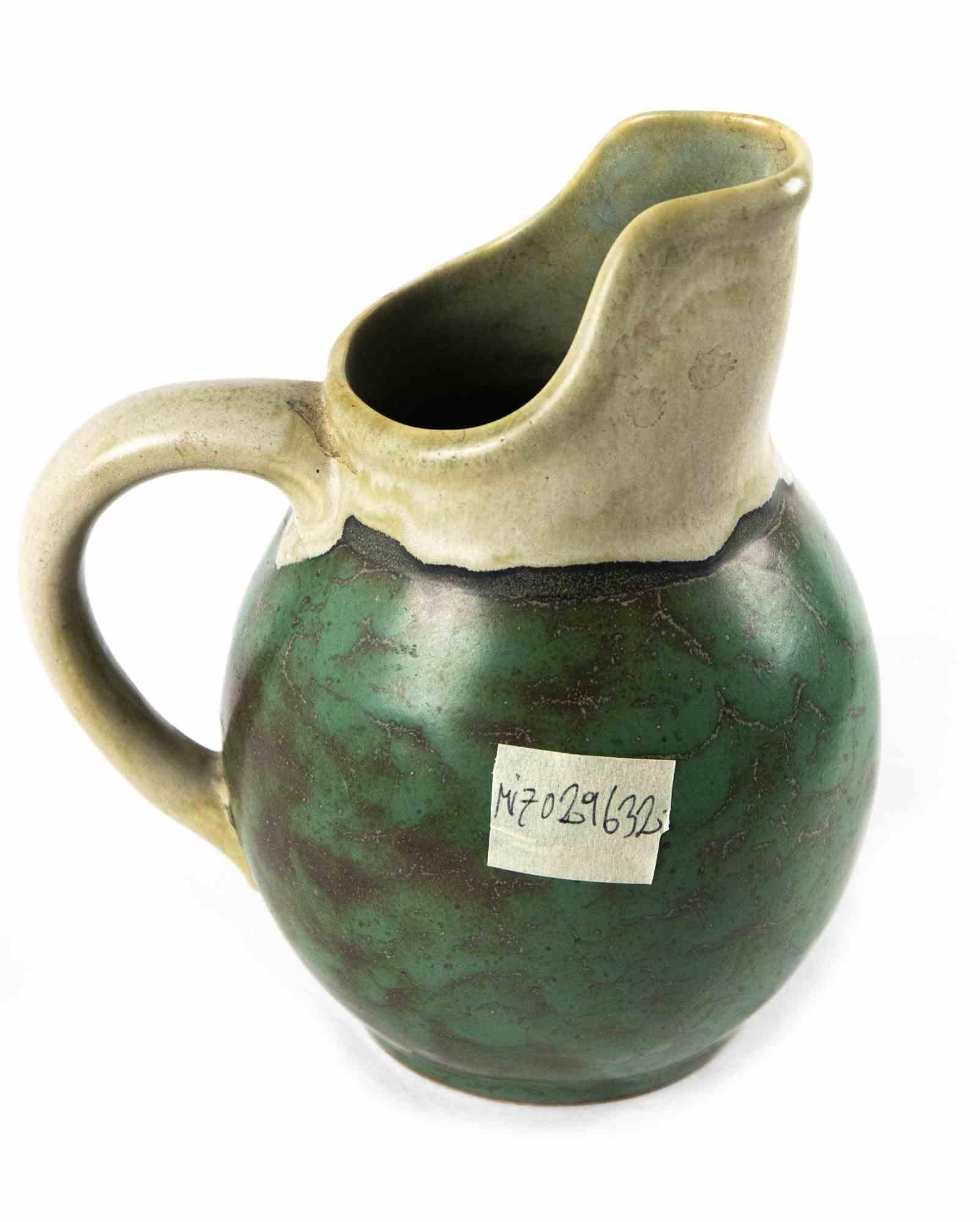 European Vintage Turquoise Pitcher, Second Half of 20th Century For Sale
