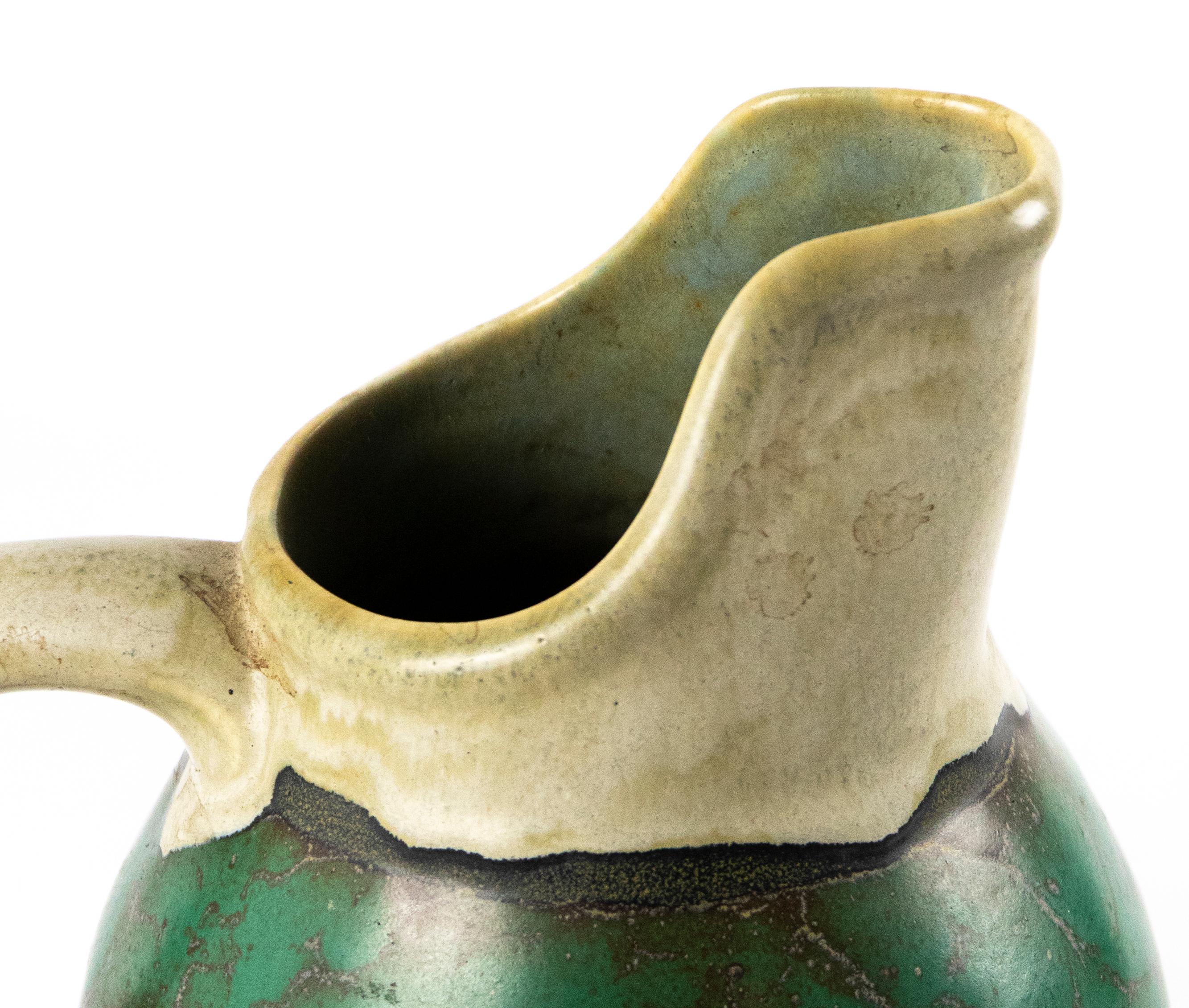 Metal Vintage Turquoise Pitcher, Second Half of 20th Century For Sale