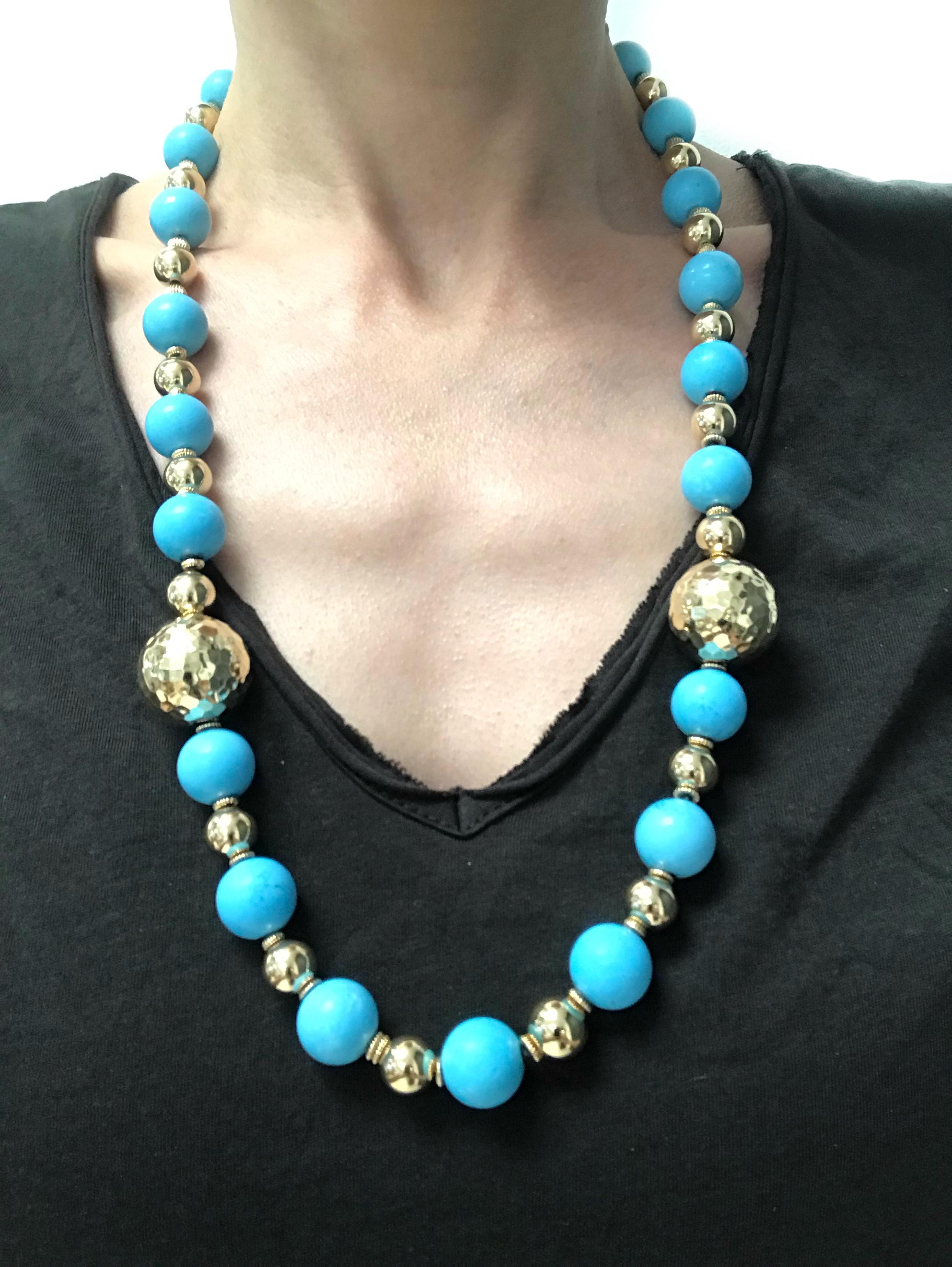 vintage turquoise beads