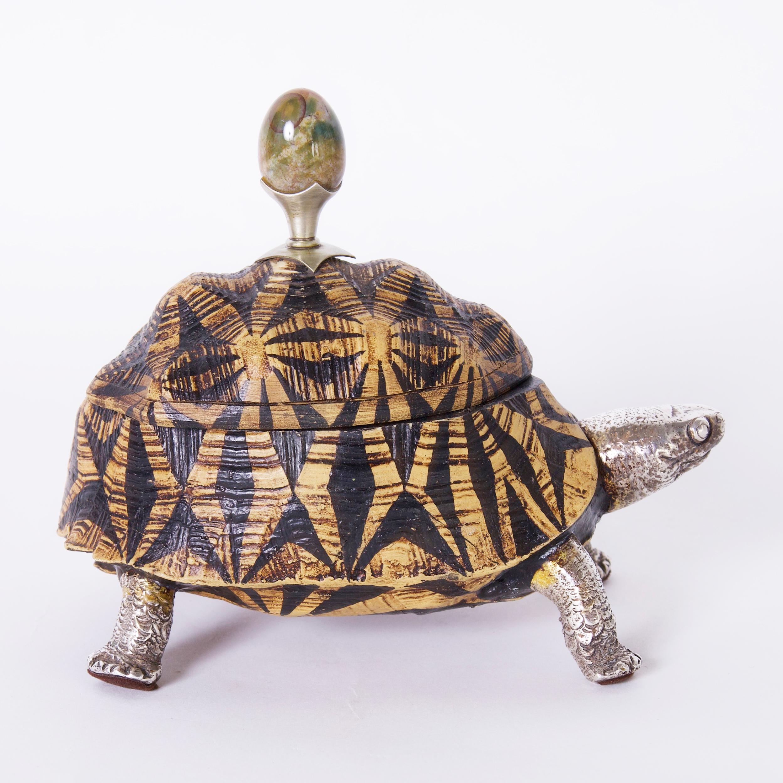 English Vintage Turtle Box by Antony Redmile For Sale