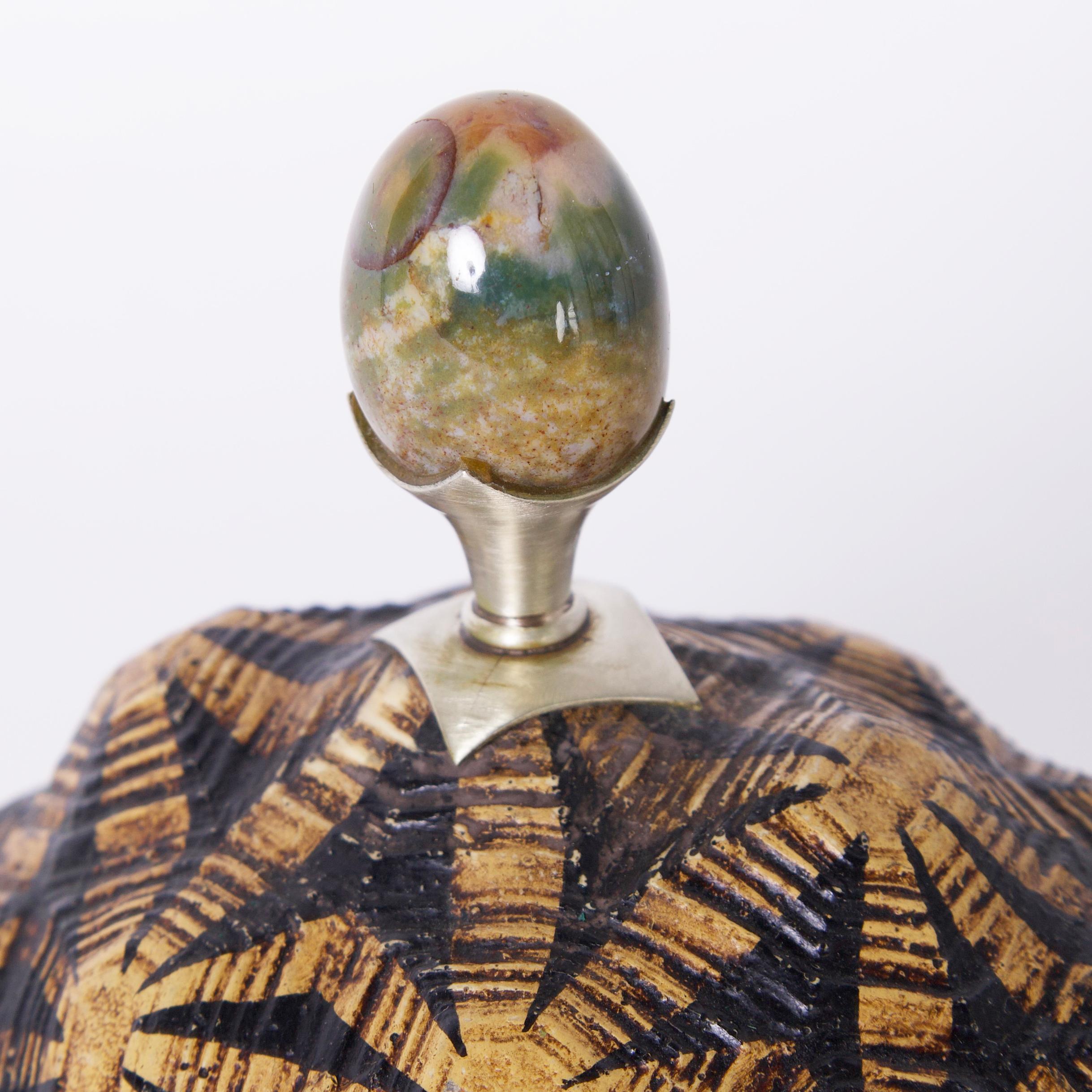 Hand-Crafted Vintage Turtle Box by Antony Redmile For Sale