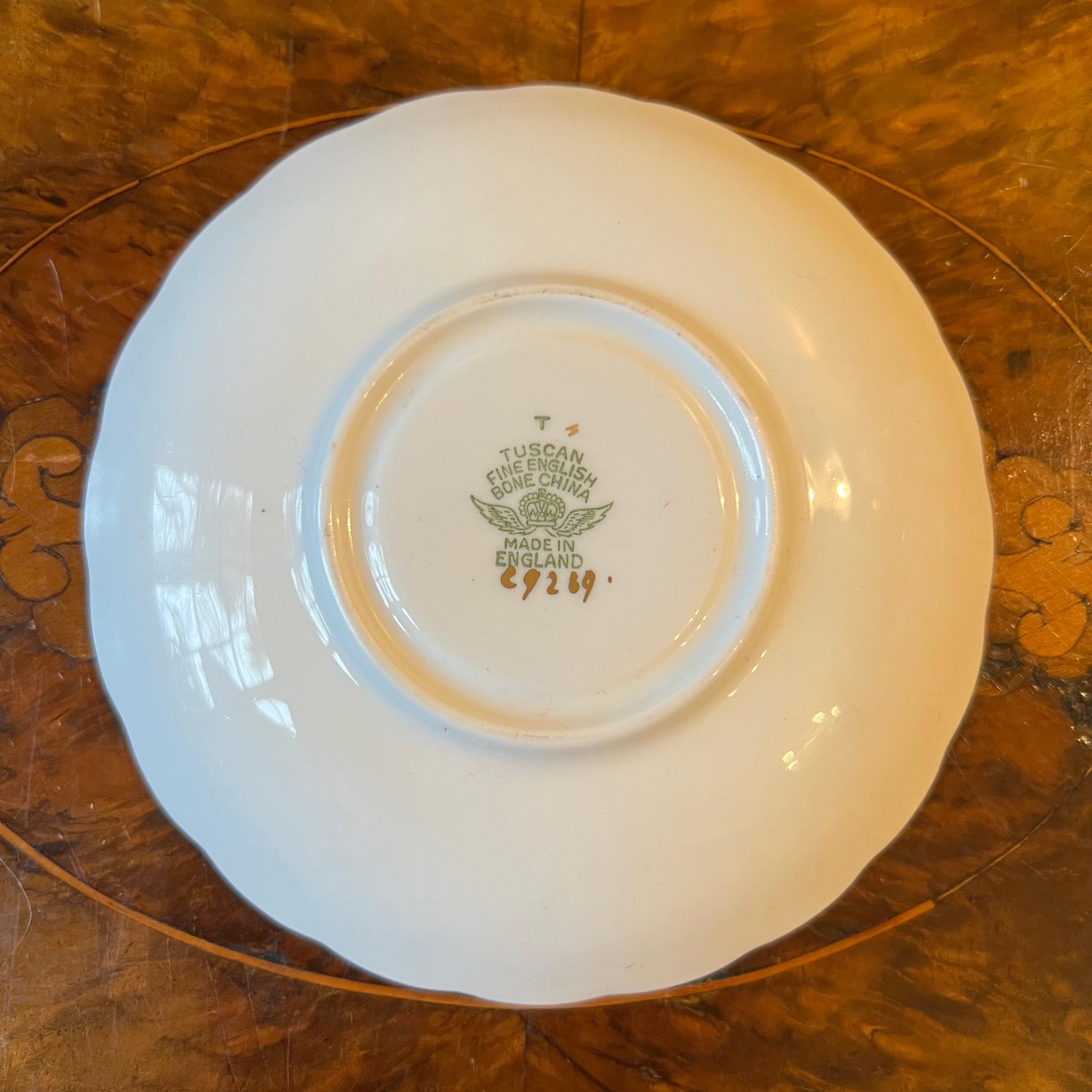 Vintage Tuscan Coffee Cup & Saucer For Sale 1