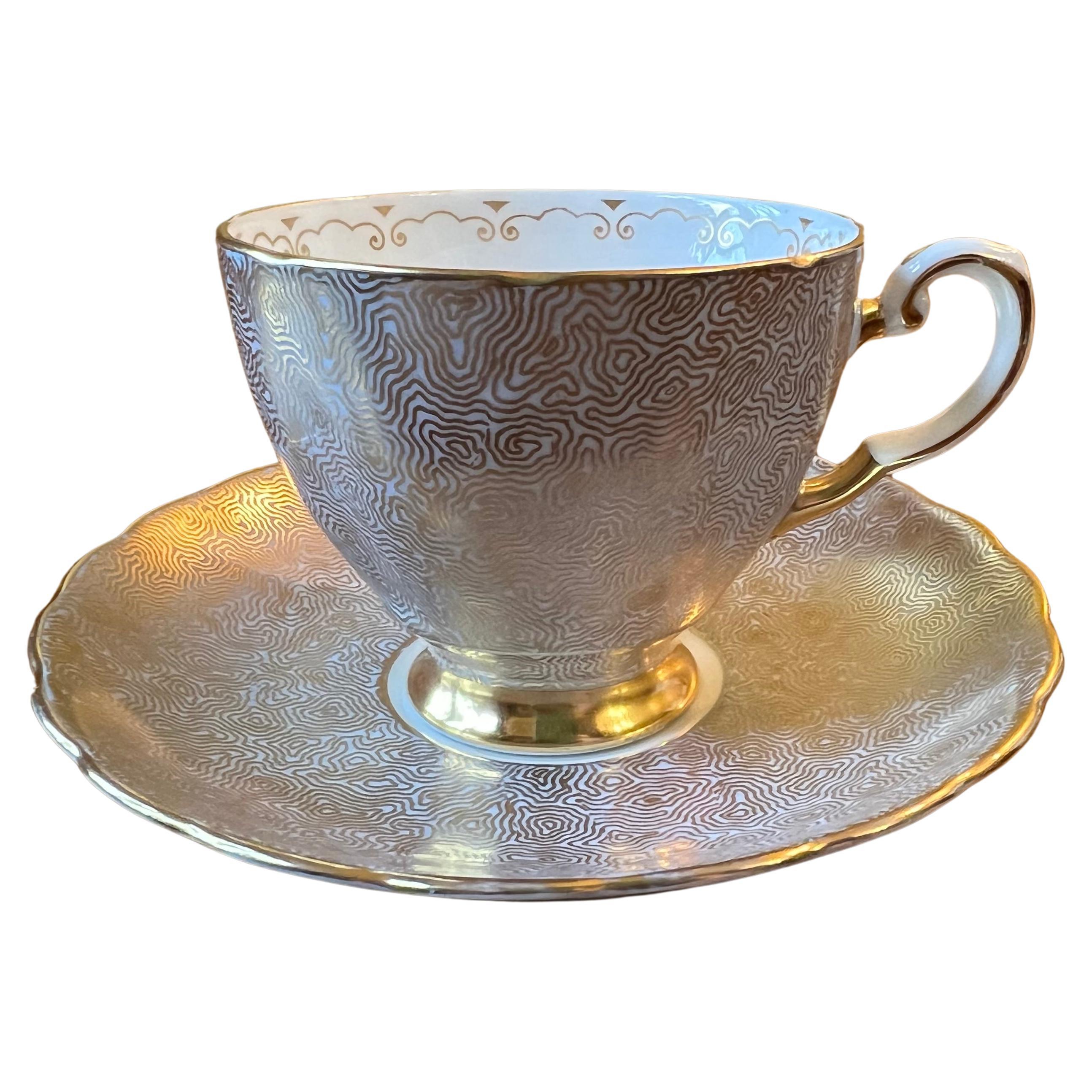Vintage Tuscan Coffee Cup & Saucer For Sale