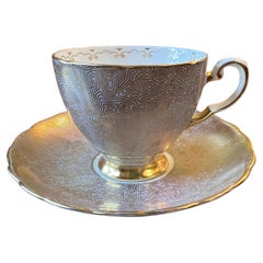 Vintage Tuscan Coffee Cup & Saucer