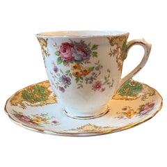 Vintage Tuscan Provence Coffee Cup 
Saucer