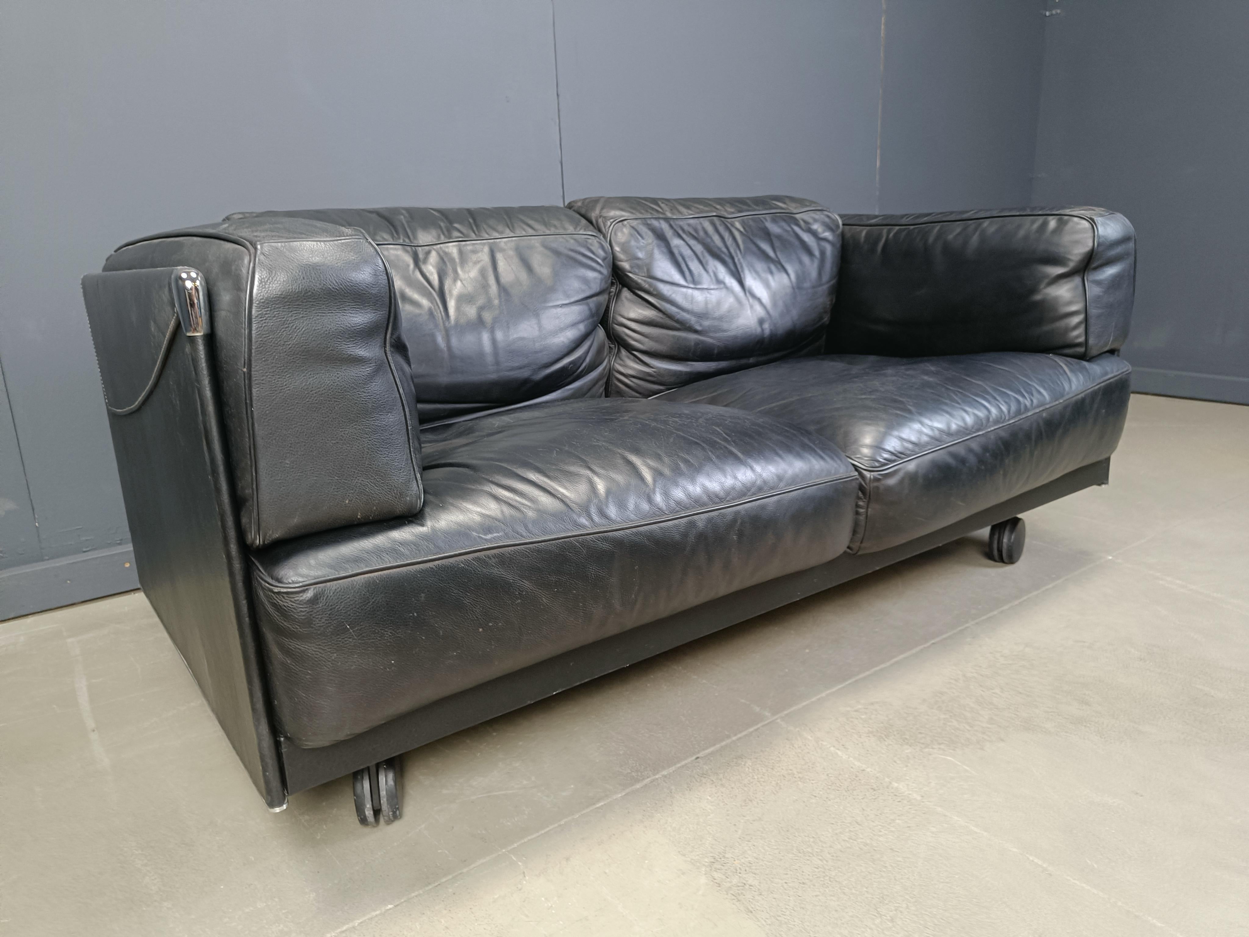 Vintage 'twice' sofa by Pierluigi Cerri for Poltrona Frau, 1990s 4