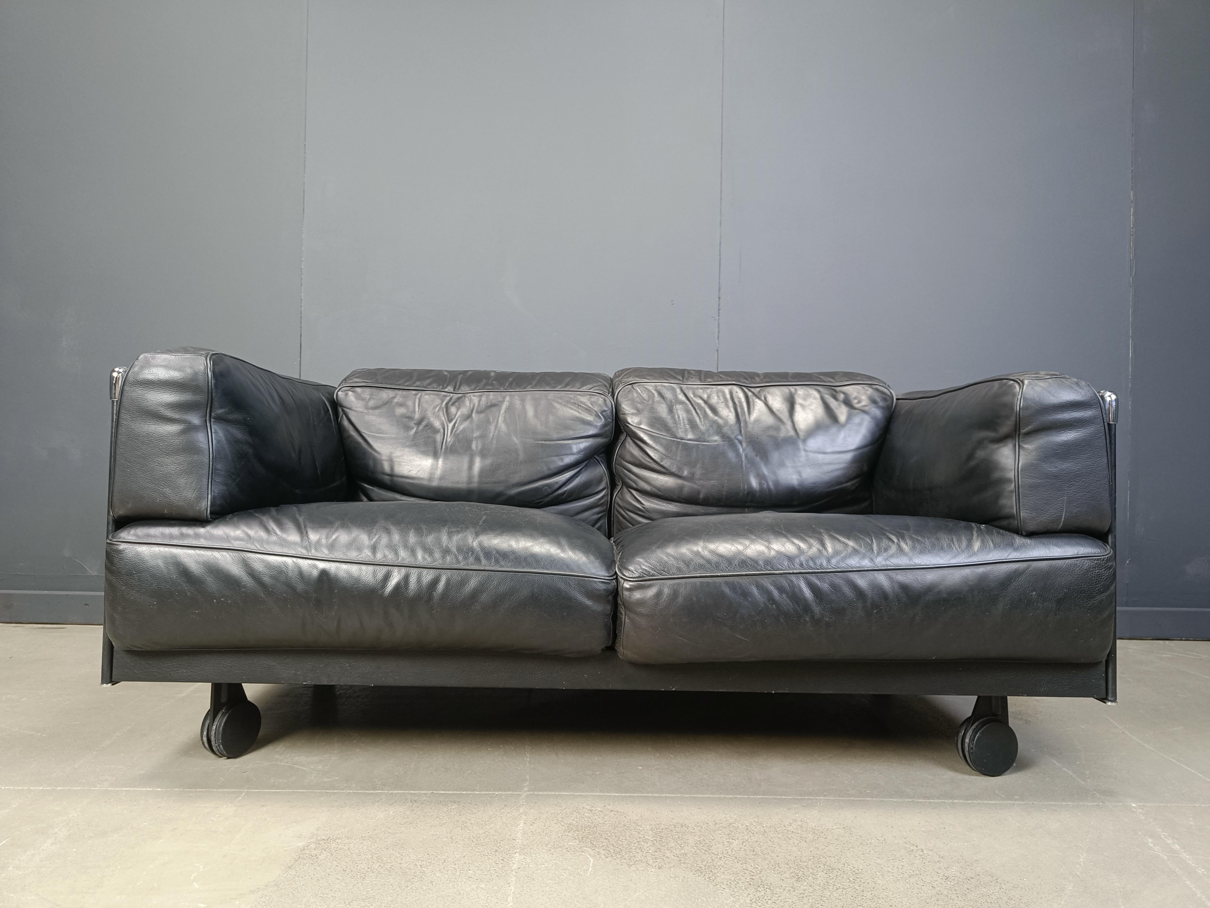 Vintage 'twice' sofa by Pierluigi Cerri for Poltrona Frau, 1990s 6