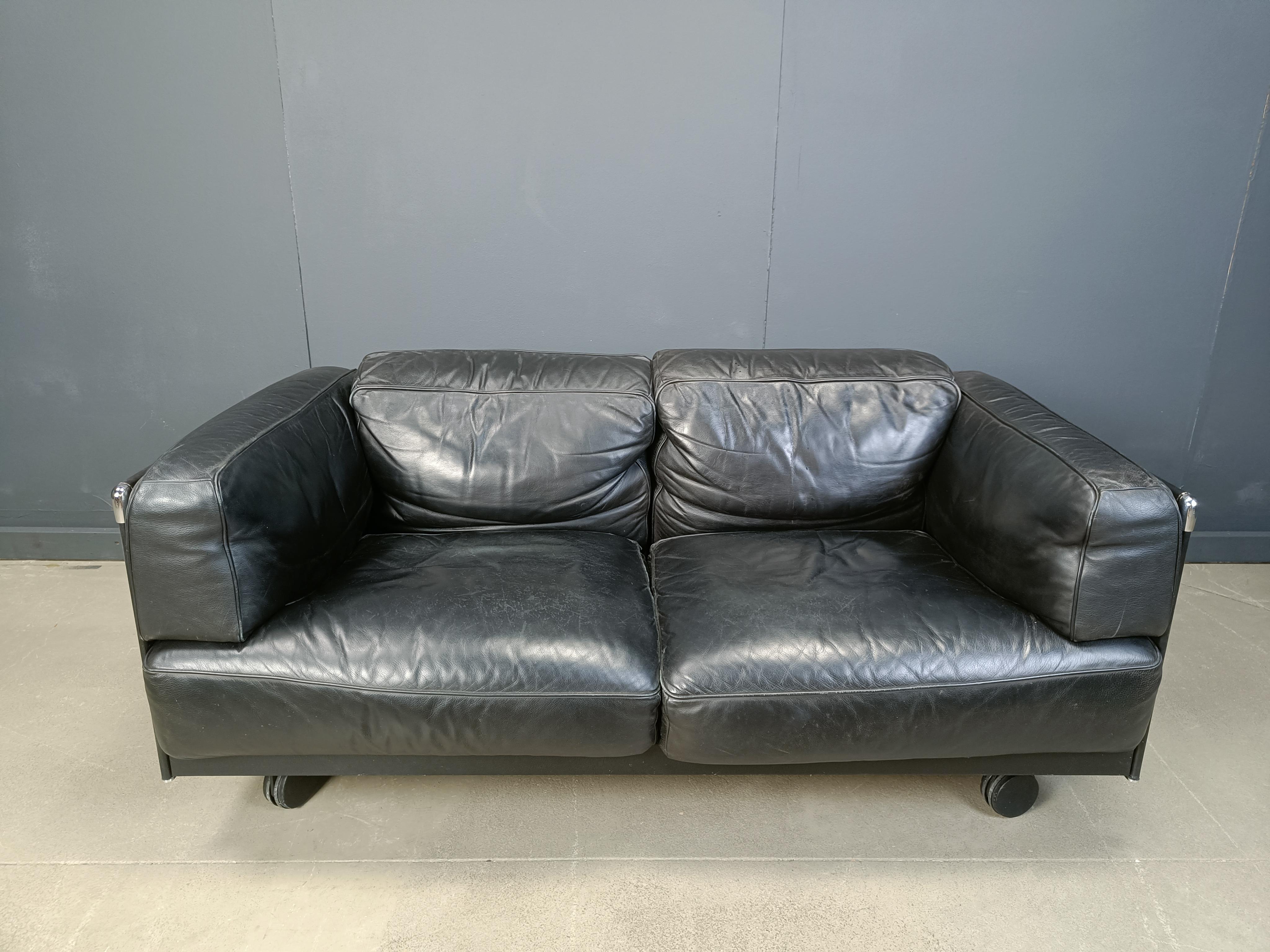 Vintage 'twice' sofa by Pierluigi Cerri for Poltrona Frau, 1990s 7