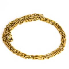 Vintage Twisted 9 Carat Gold Necklace