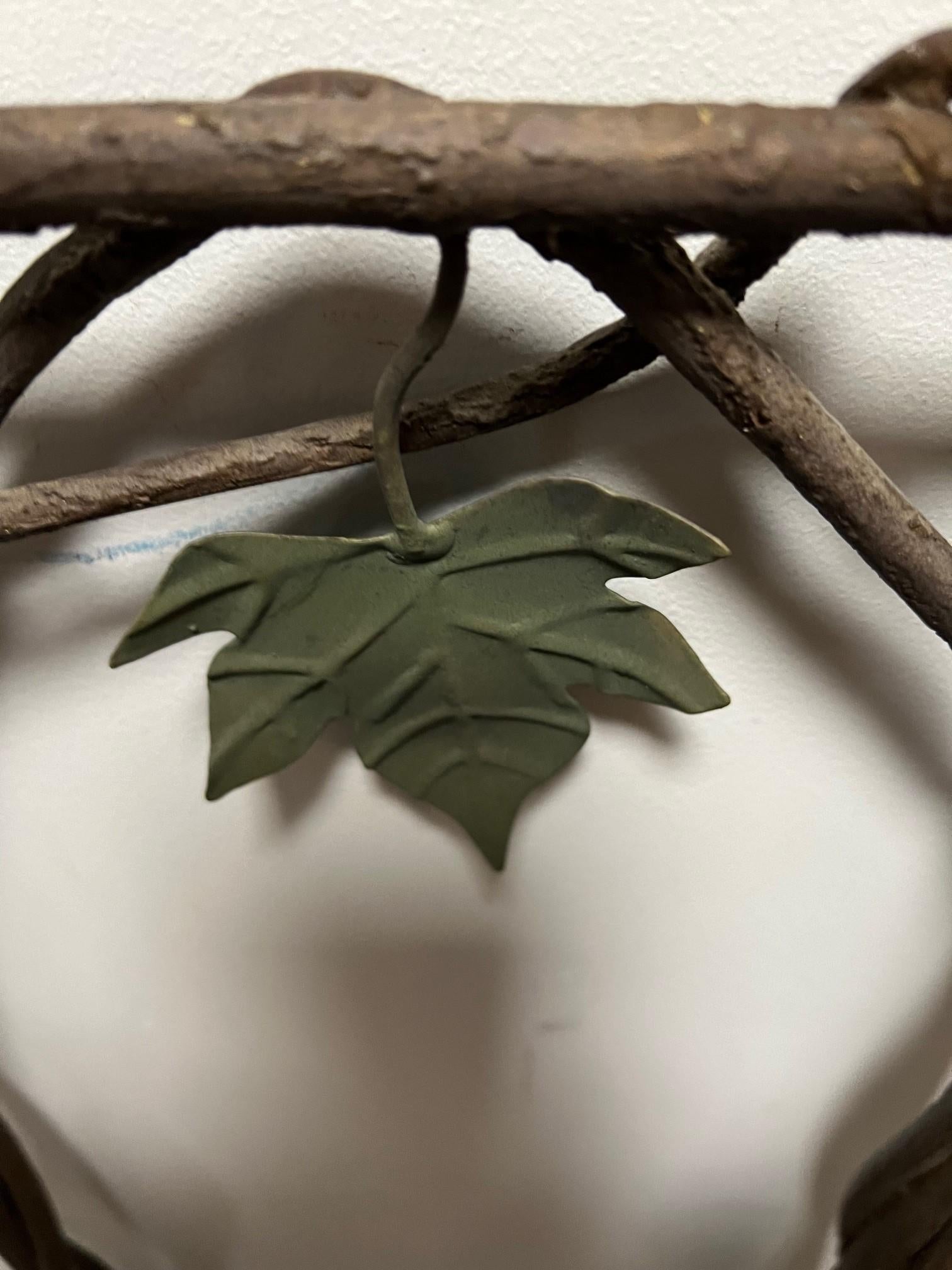 Pedestal de hierro retorcido vintage, soporte para plantas en venta 3