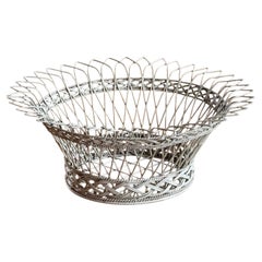 Antique Twisted Wire Basket