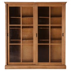 Used Two Door Glass Cabinet from France, circa 1950