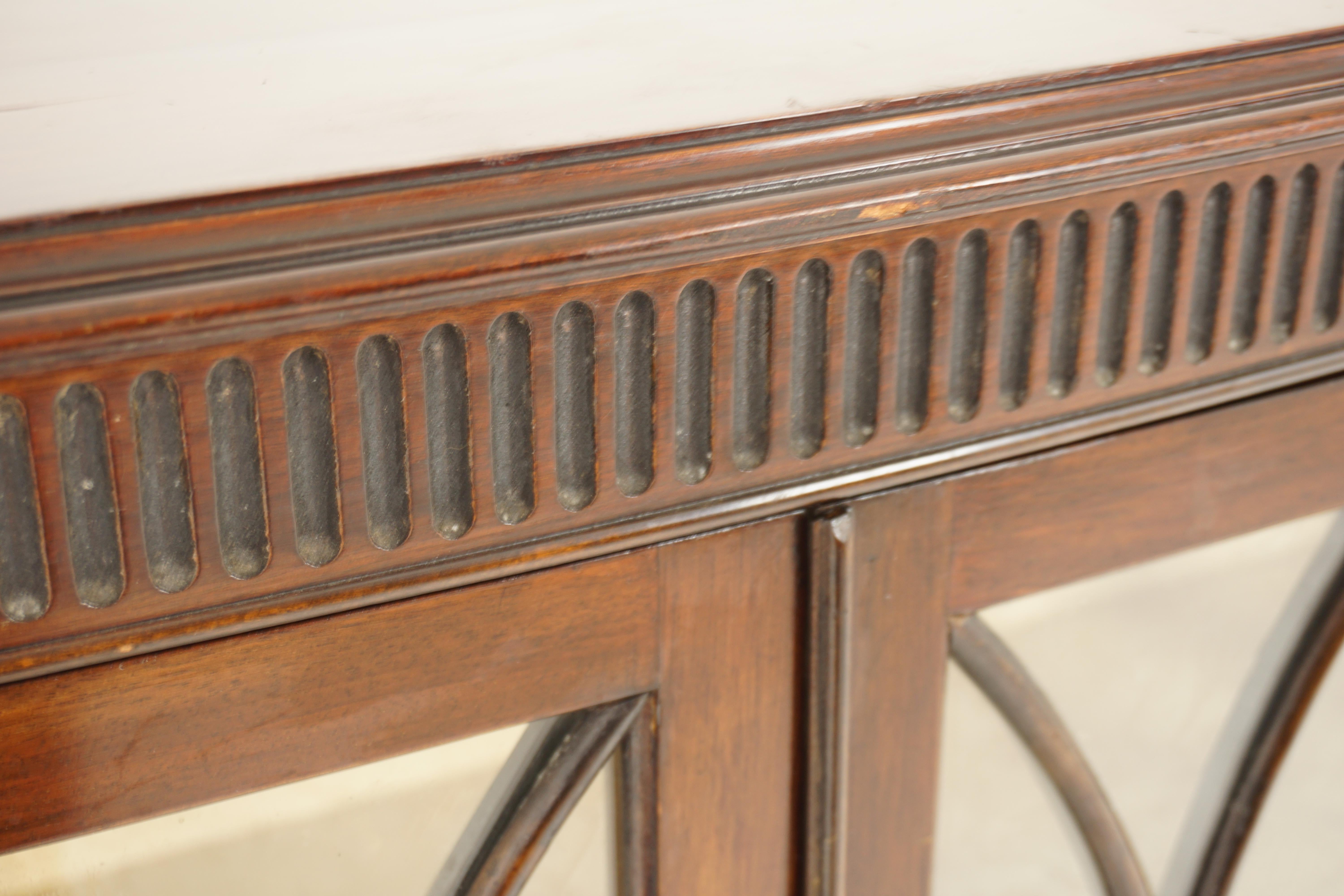 1930s mahogany china cabinet
